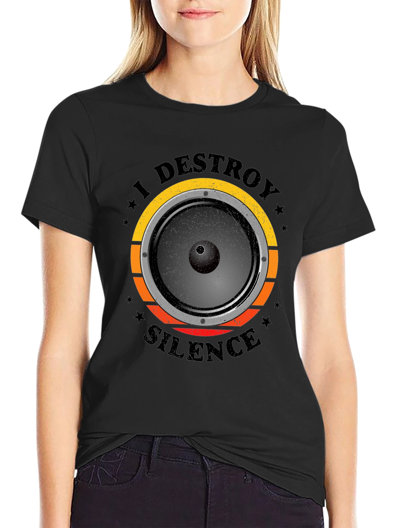 I Destroy Silence Graphic T-Shirt