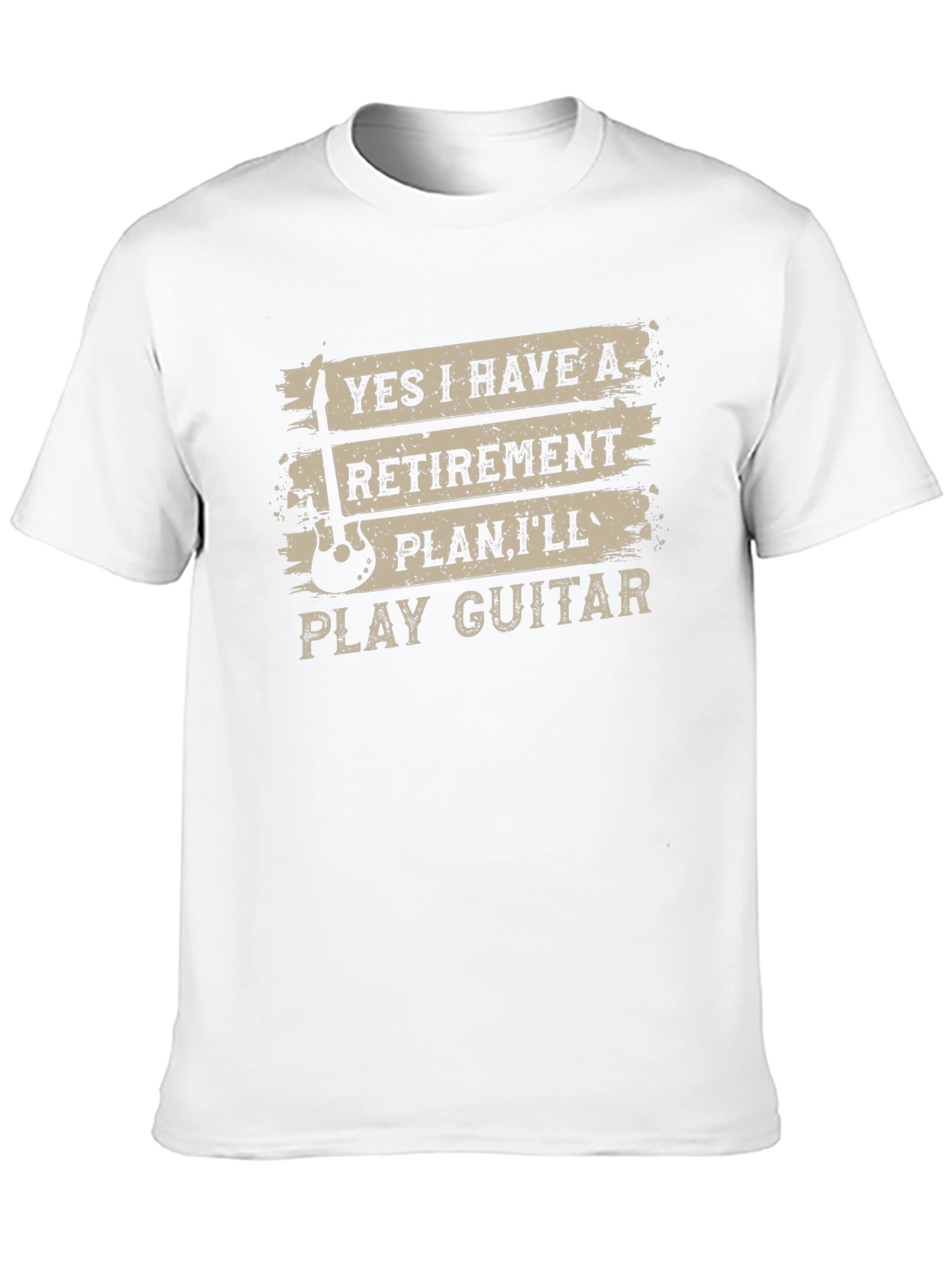 Guitar Retirement Plan Graphic Tee