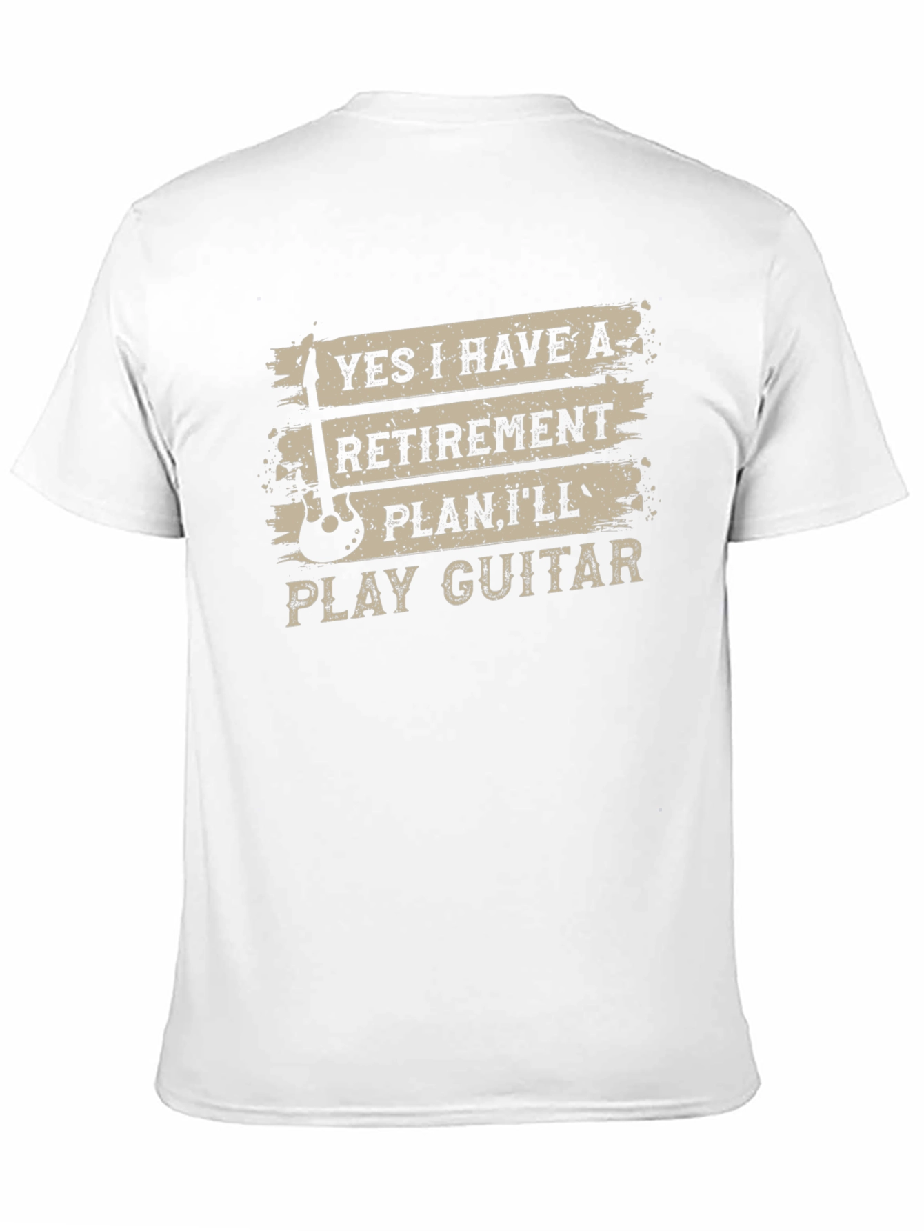 Guitar Retirement Plan Graphic Tee