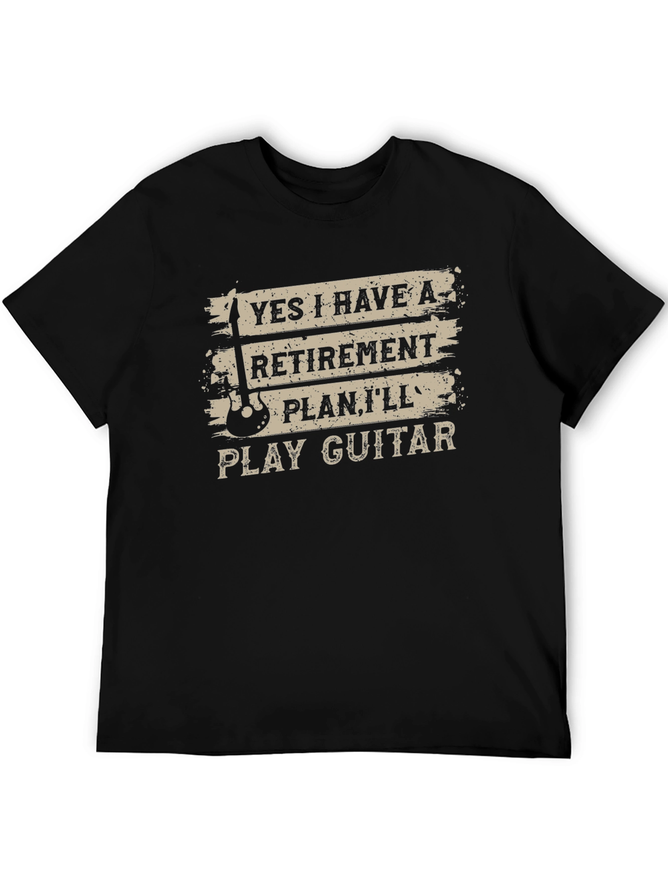Guitar Retirement Plan Graphic Tee
