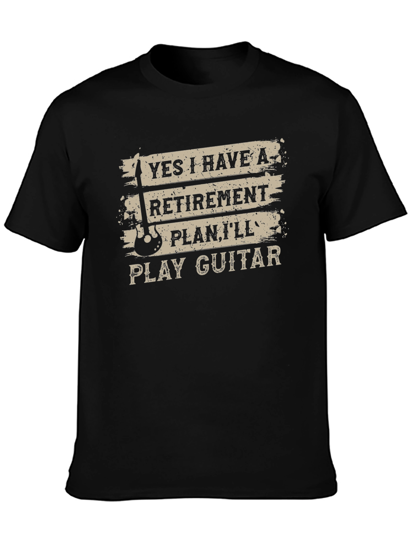 Guitar Retirement Plan Graphic Tee