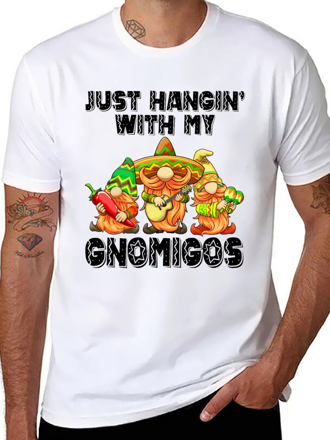 Just Hangin With My Gnomigos T-Shirt