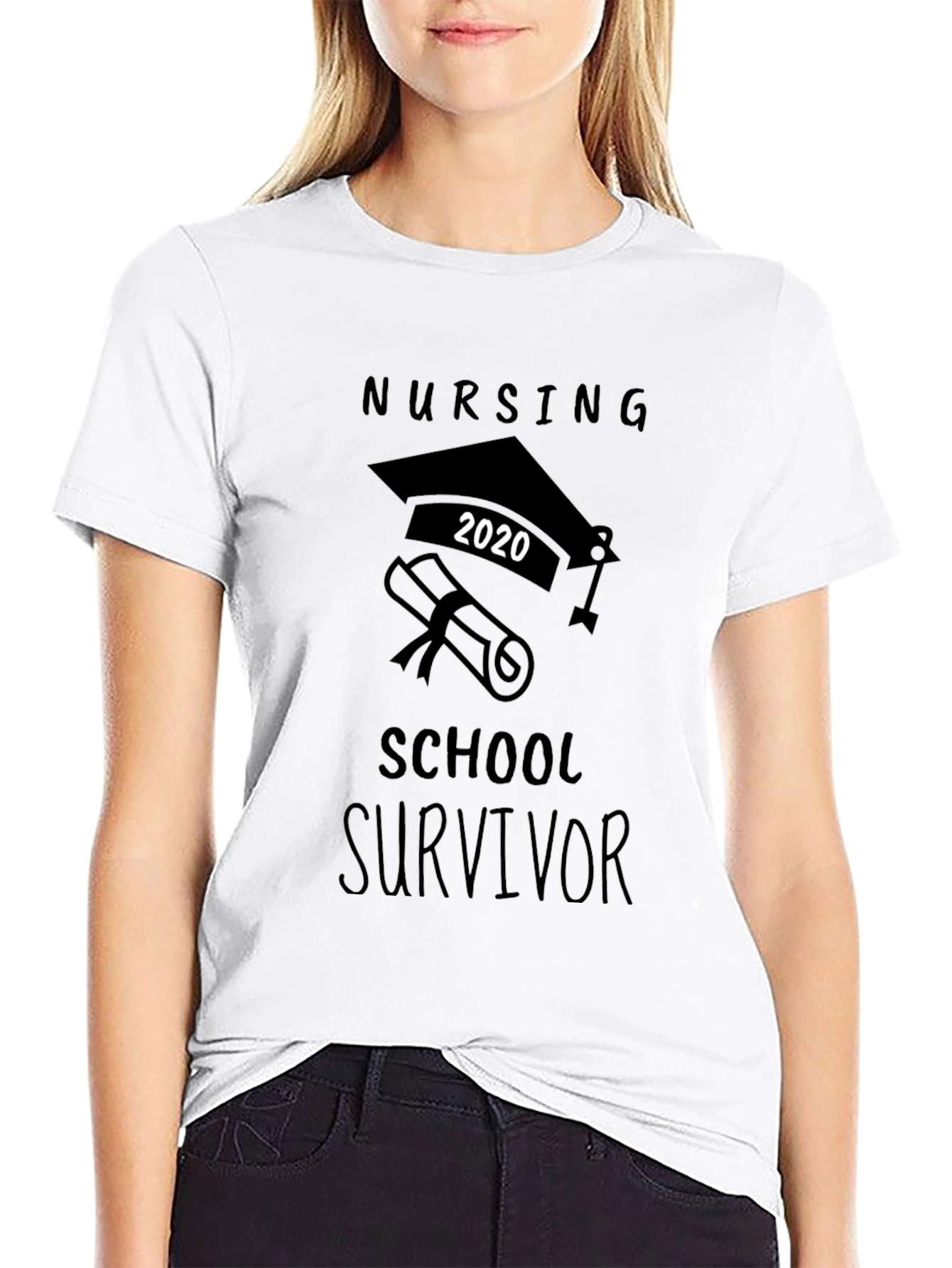 Nursing School Survivor 2020 Graduation T-Shirt