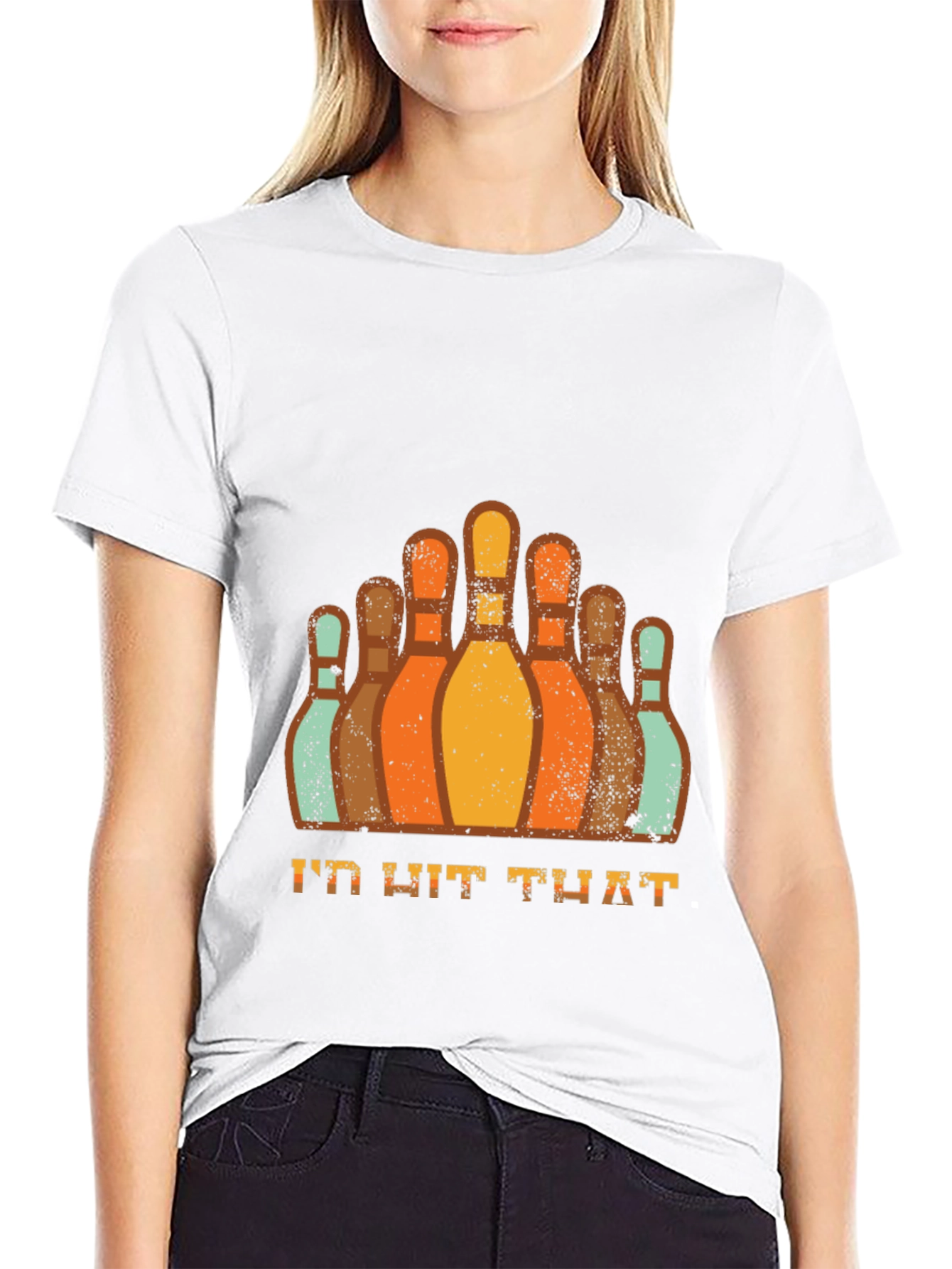 Bowling Id Hit That Graphic Tee