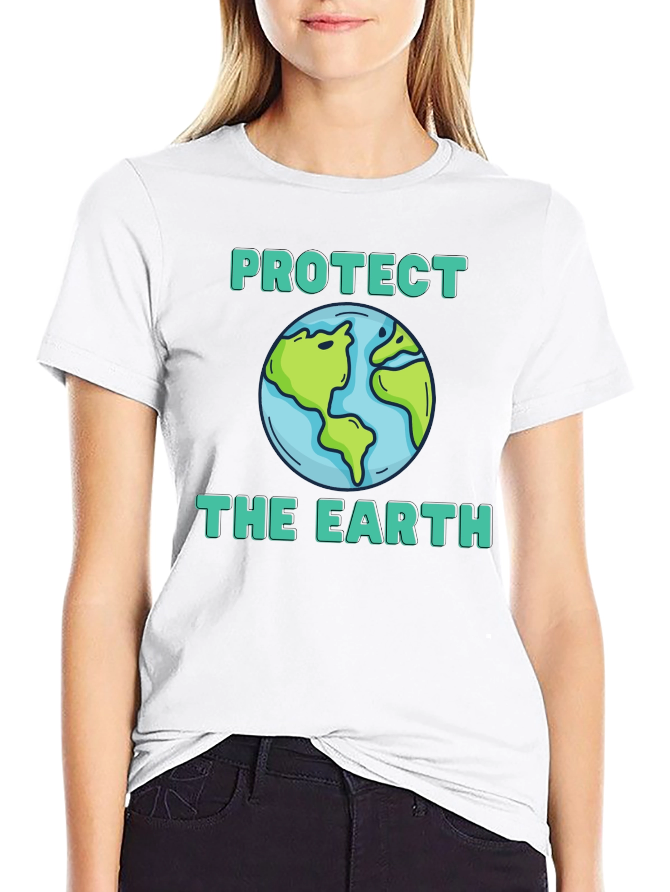 Protect the Earth Graphic Tee - Eco-Friendly Shirt