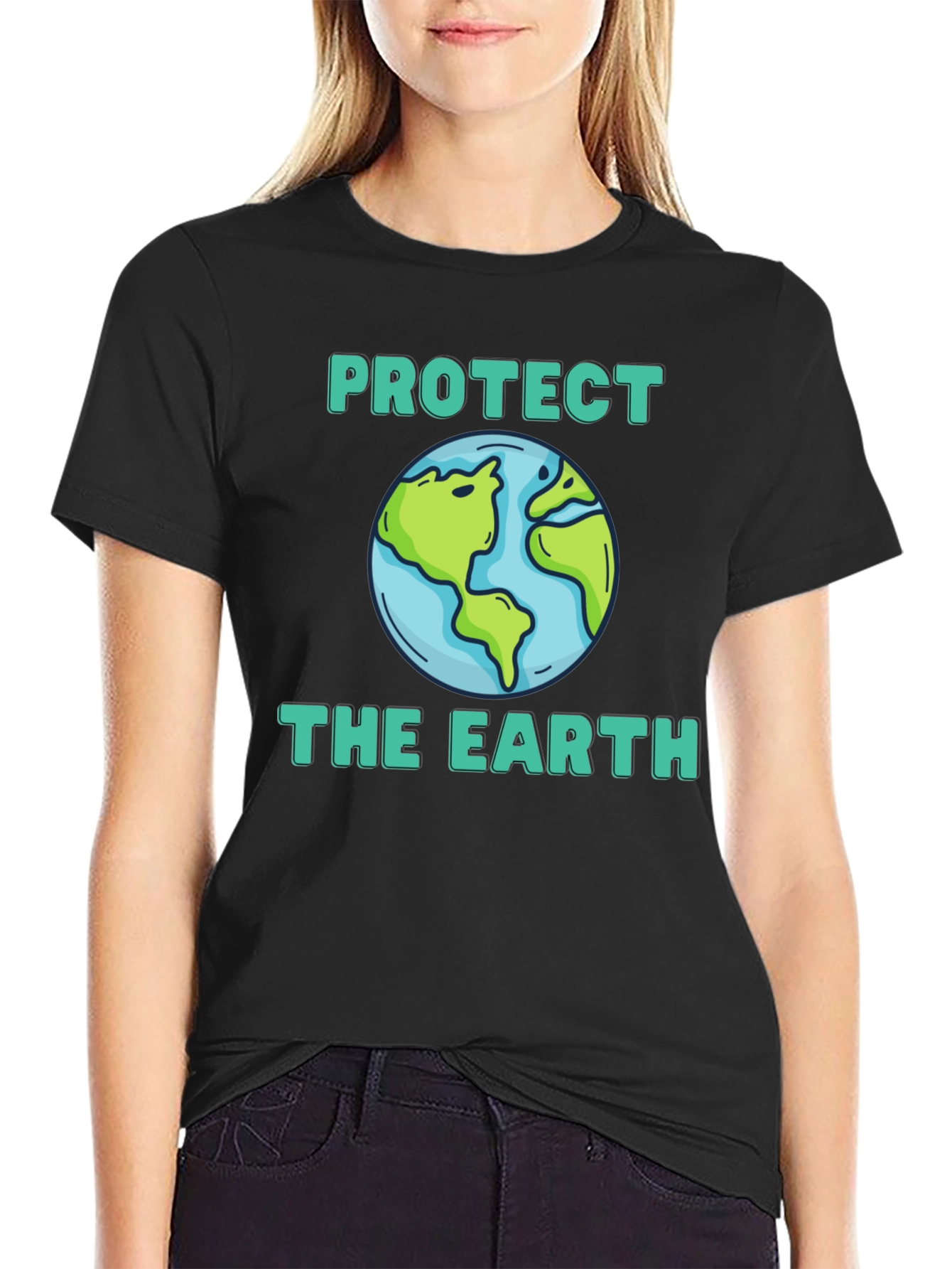 Protect the Earth Graphic Tee - Eco-Friendly Shirt