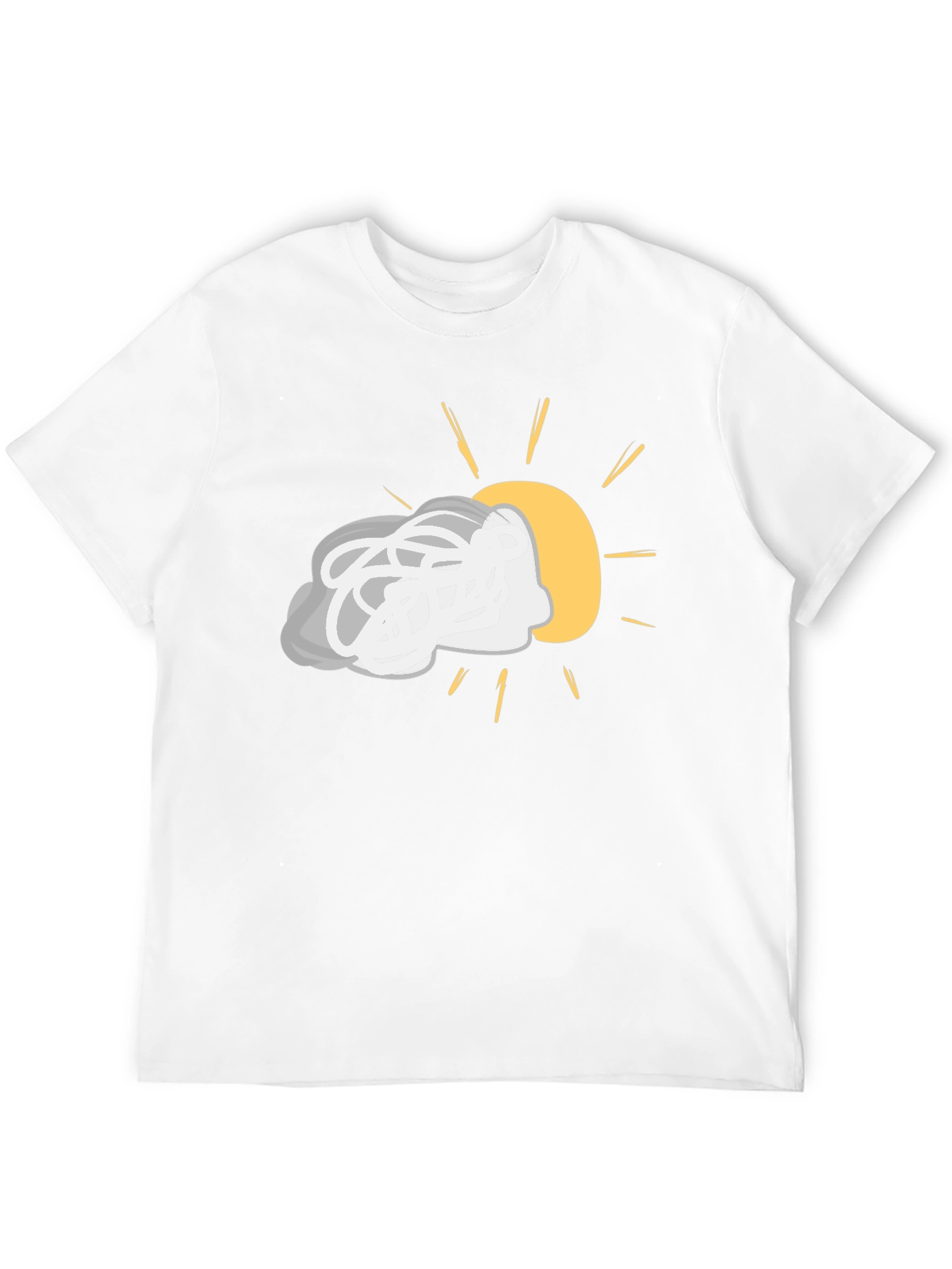 Cloudy with a Chance of Sun Black Tee