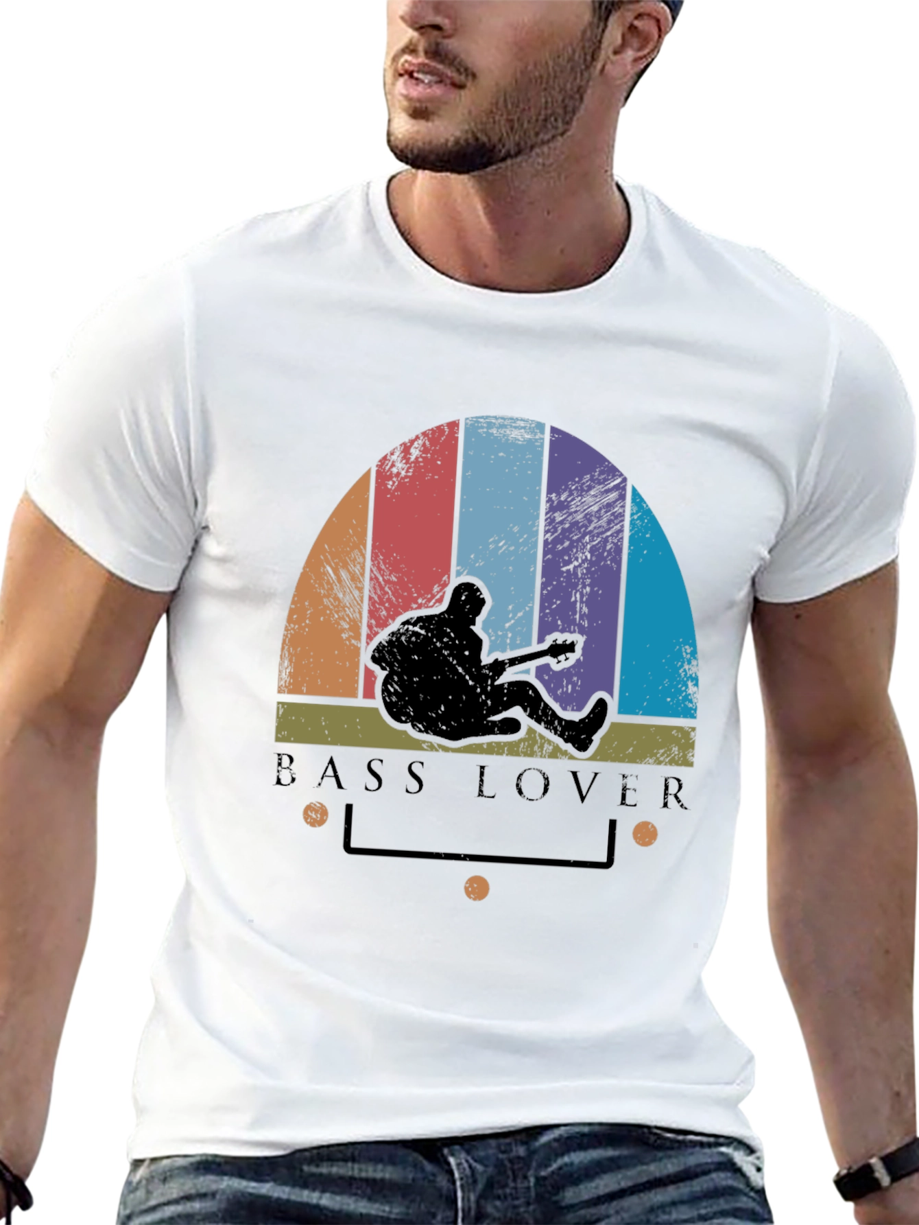 Bass Lover T-Shirt - Retro Style Music Tee