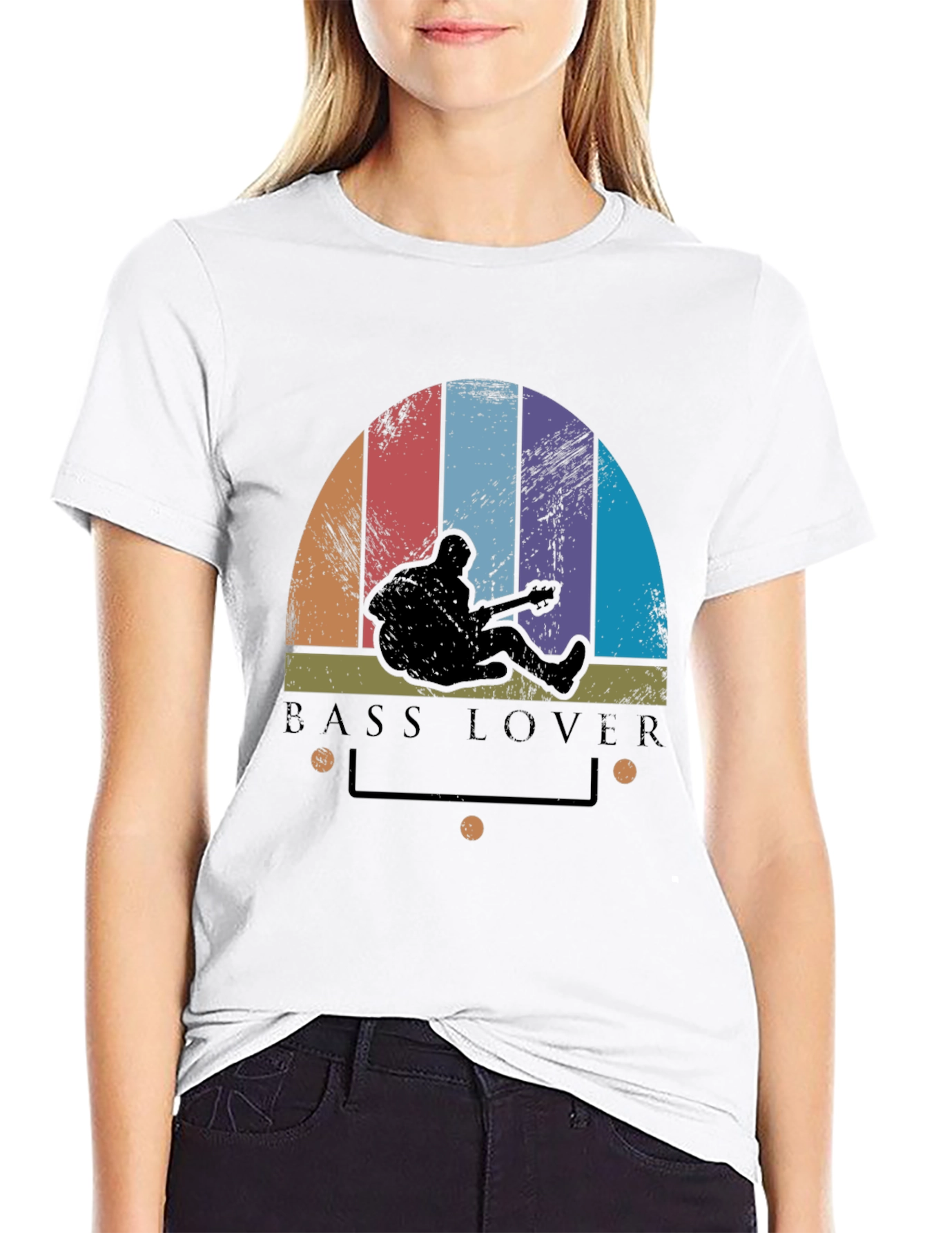 Bass Lover T-Shirt - Retro Style Music Tee
