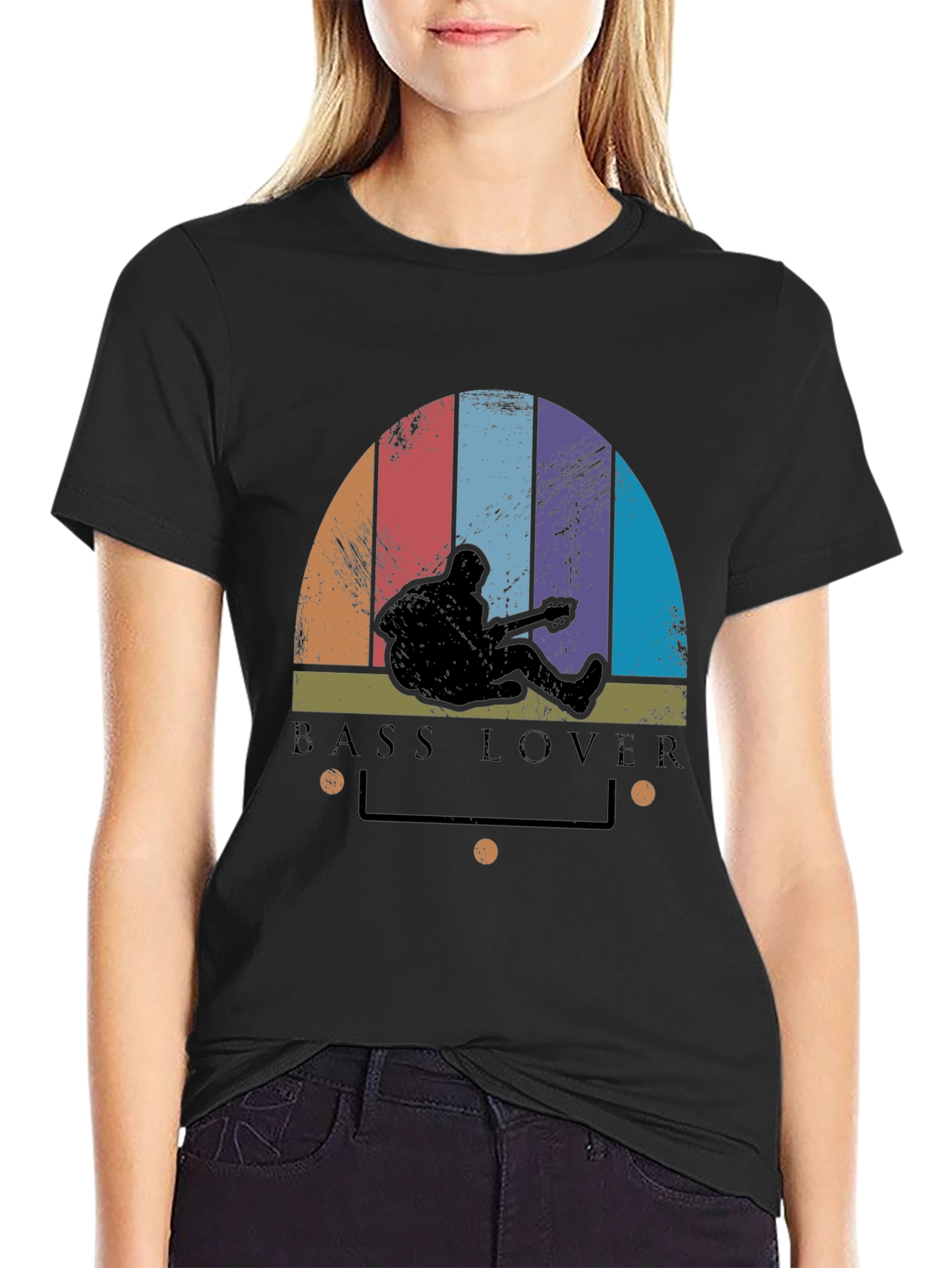 Bass Lover T-Shirt - Retro Style Music Tee
