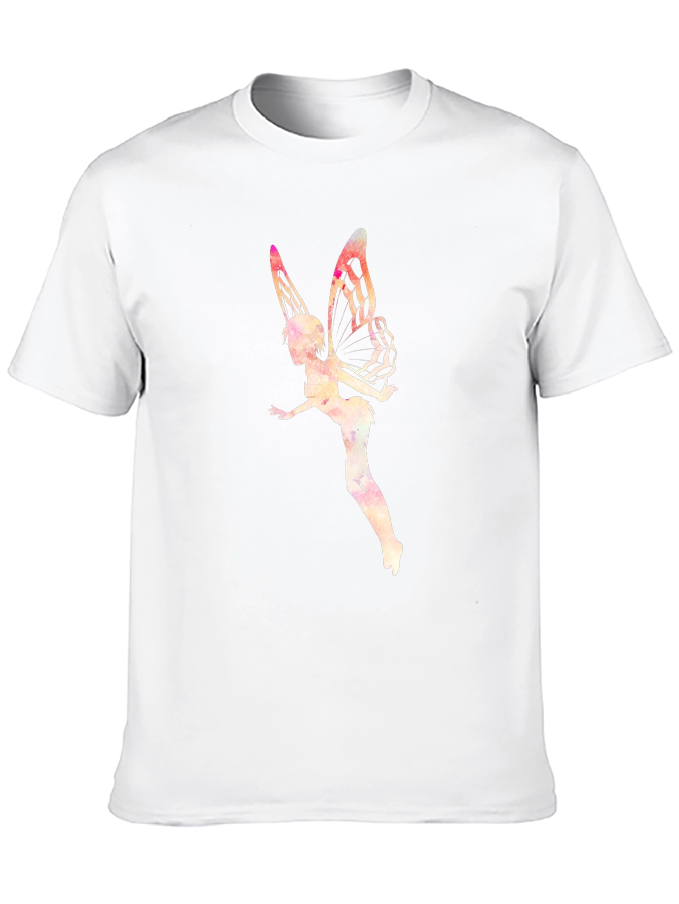 Fairy Graphic Tee - Black Cotton Blend