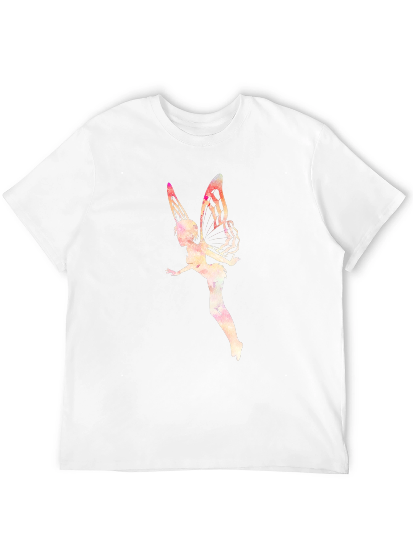 Fairy Graphic Tee - Black Cotton Blend