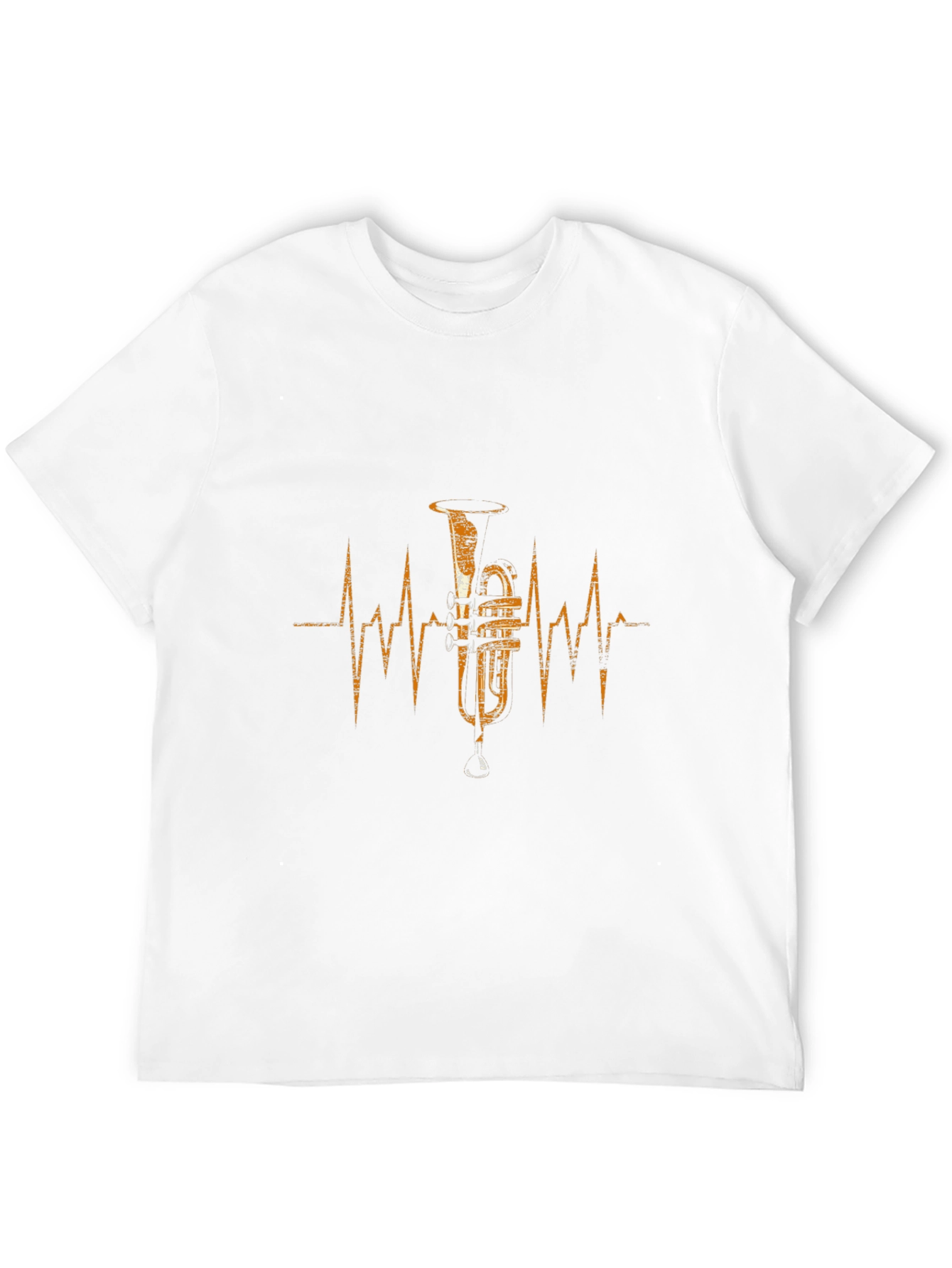 Tuba Heartbeat T-Shirt - Musicians Gift