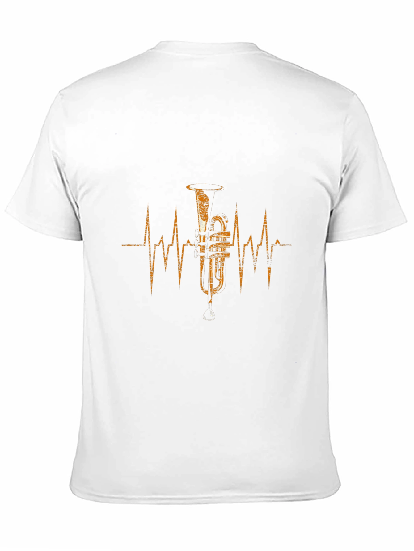 Tuba Heartbeat T-Shirt - Musicians Gift