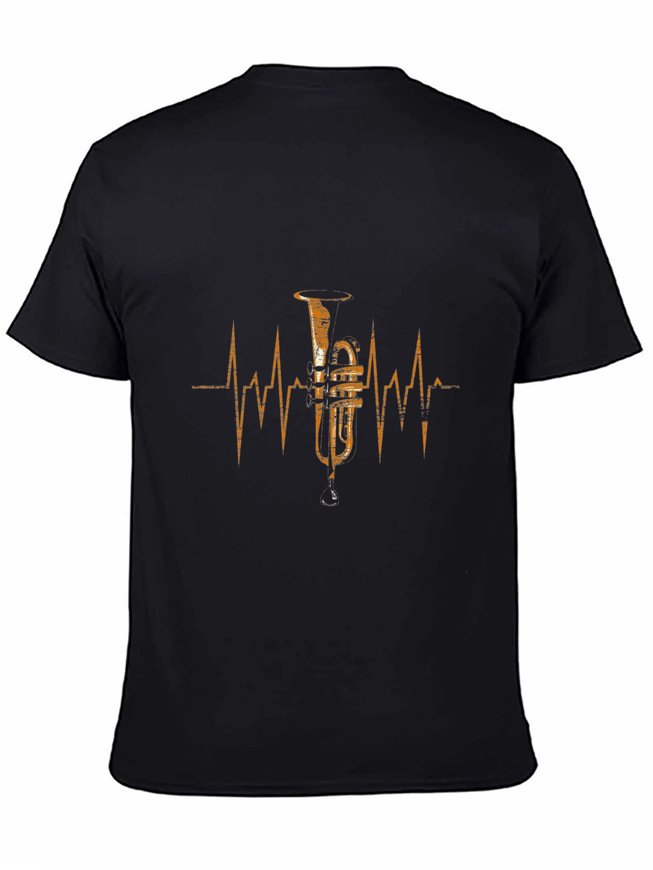 Tuba Heartbeat T-Shirt - Musicians Gift