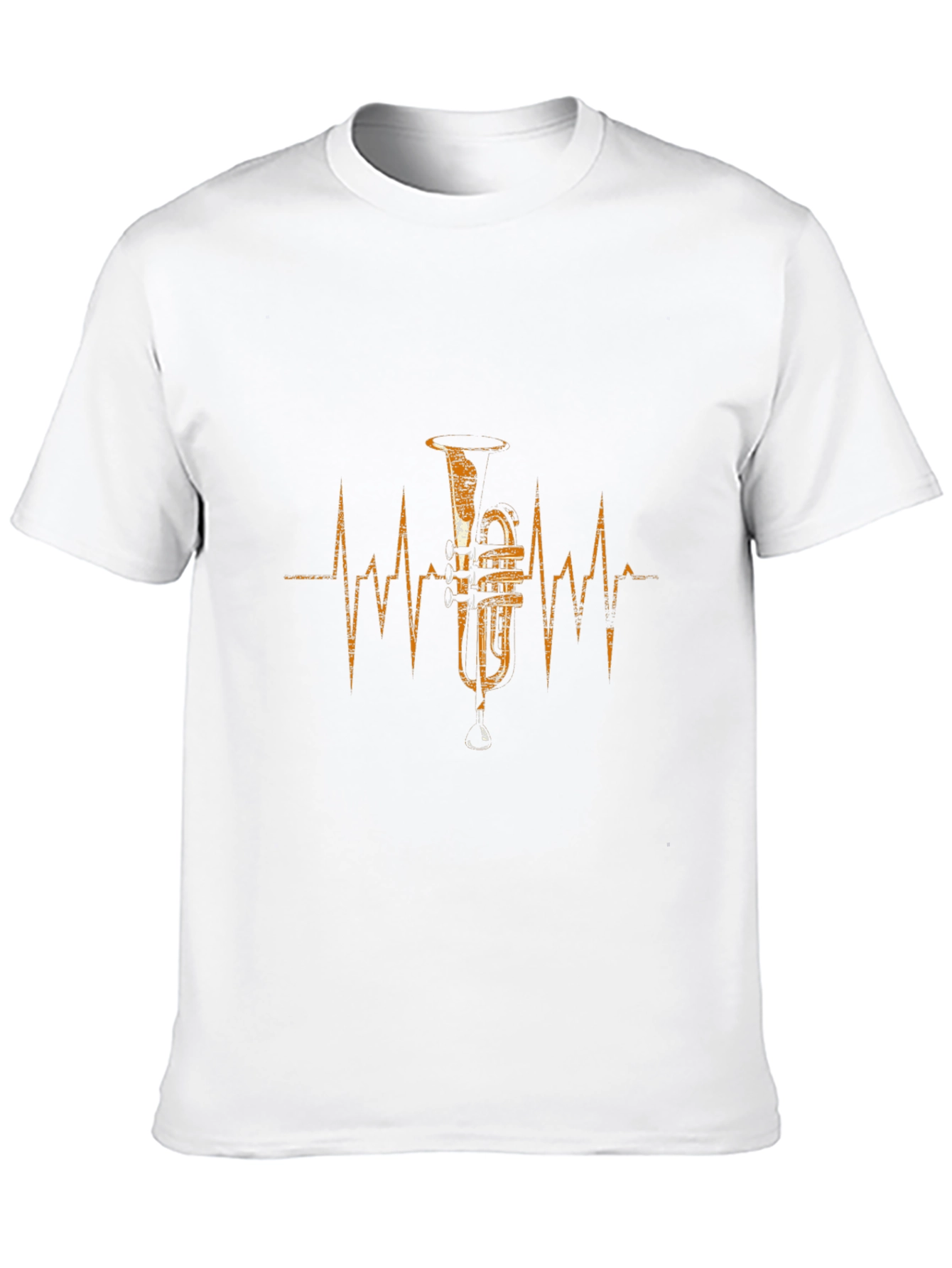 Tuba Heartbeat T-Shirt - Musicians Gift