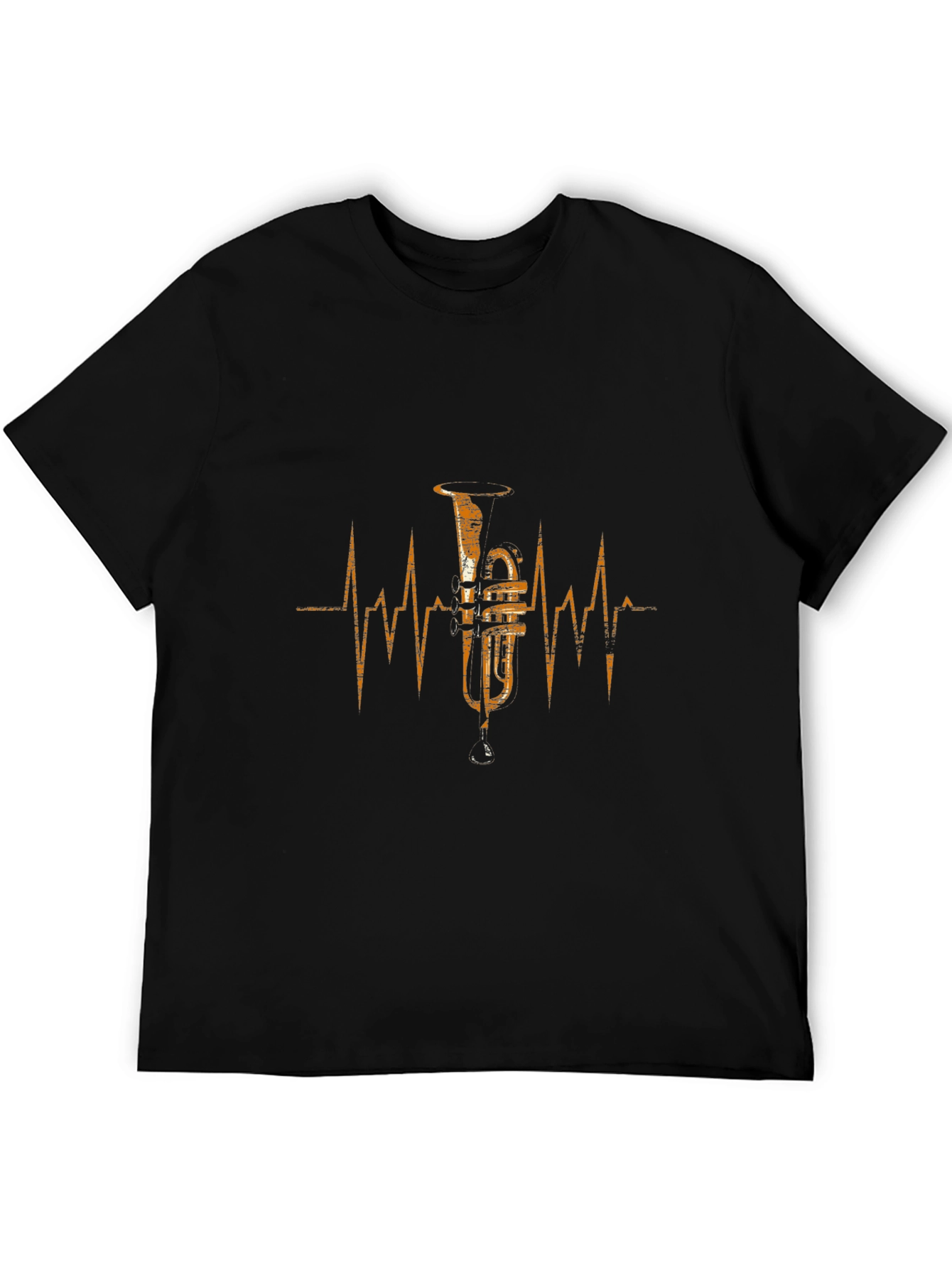 Tuba Heartbeat T-Shirt - Musicians Gift