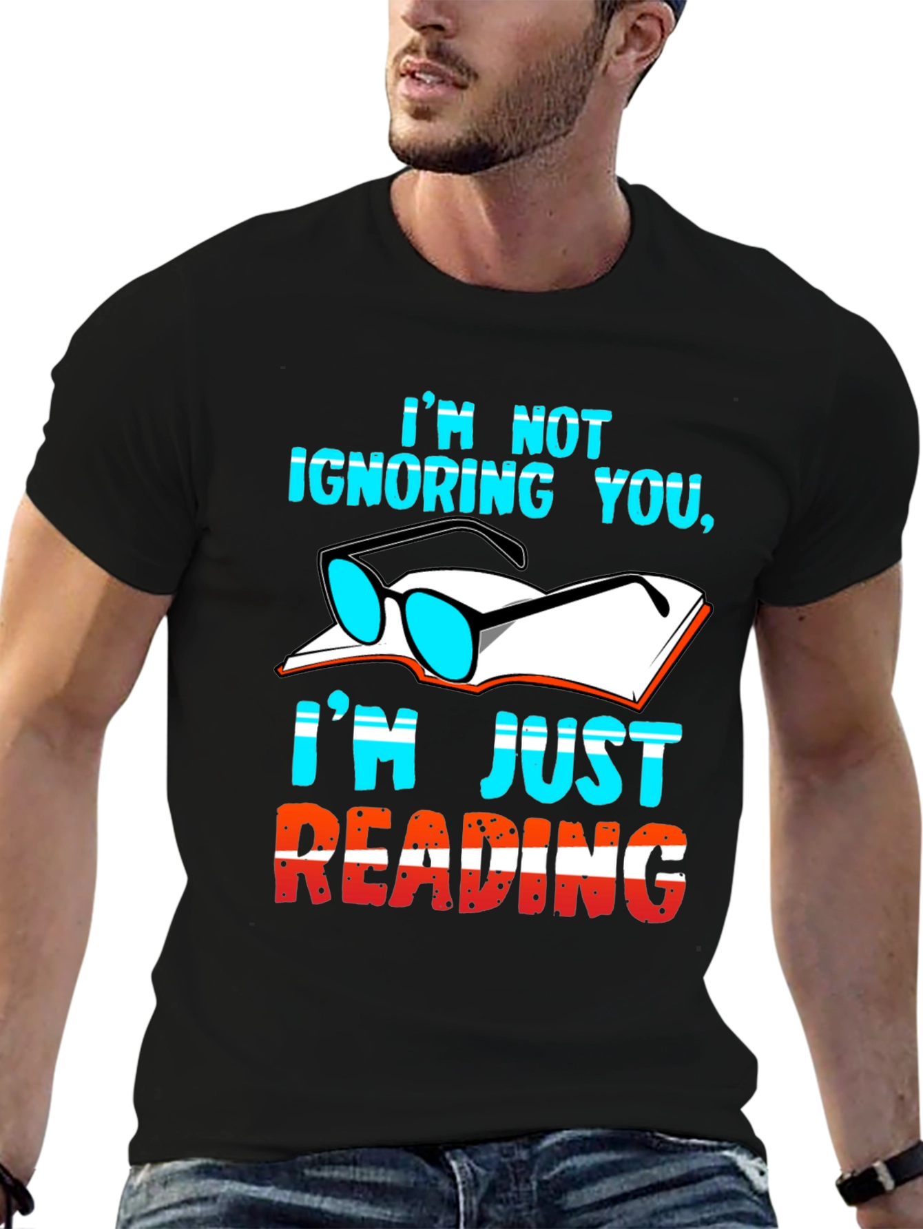 Im Not Ignoring You Reading Graphic Tee