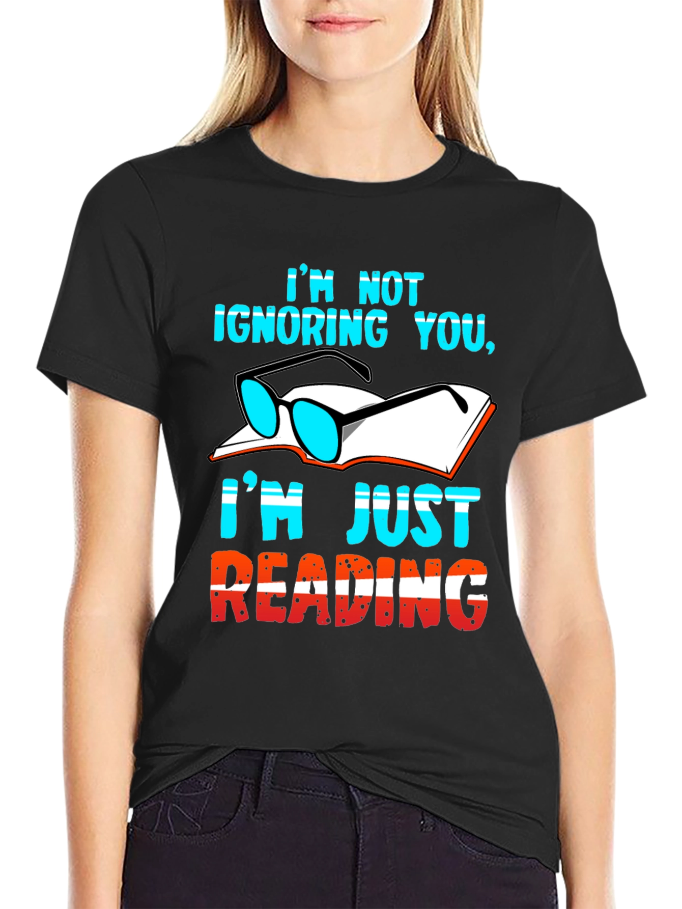 Im Not Ignoring You Reading Graphic Tee