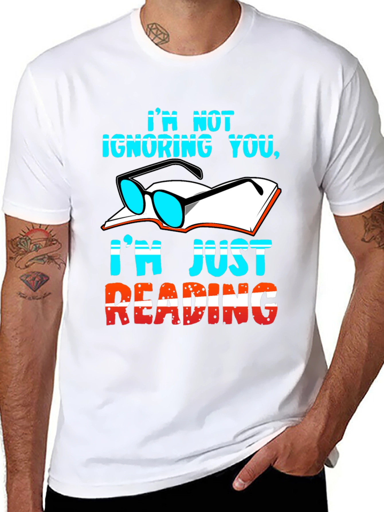 Im Not Ignoring You Reading Graphic Tee