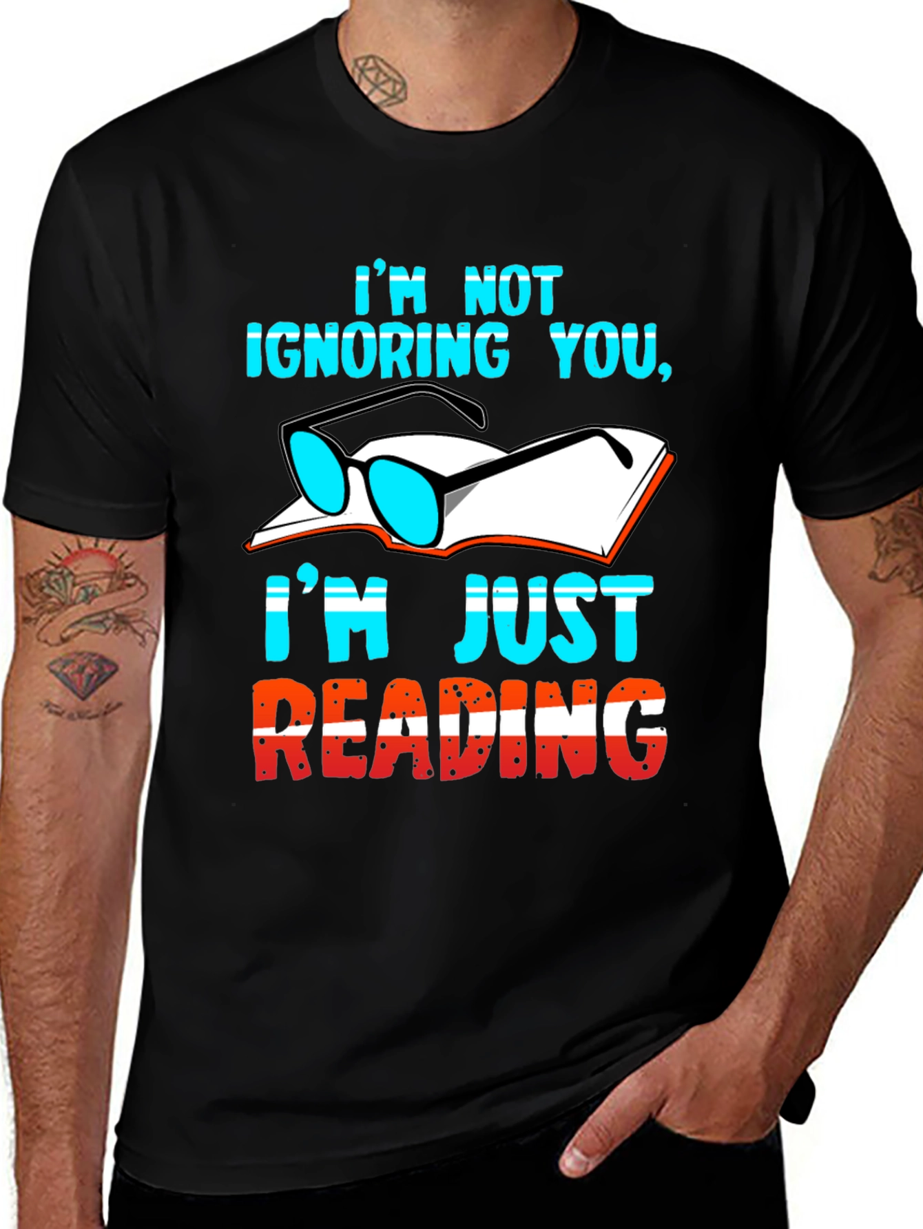 Im Not Ignoring You Reading Graphic Tee