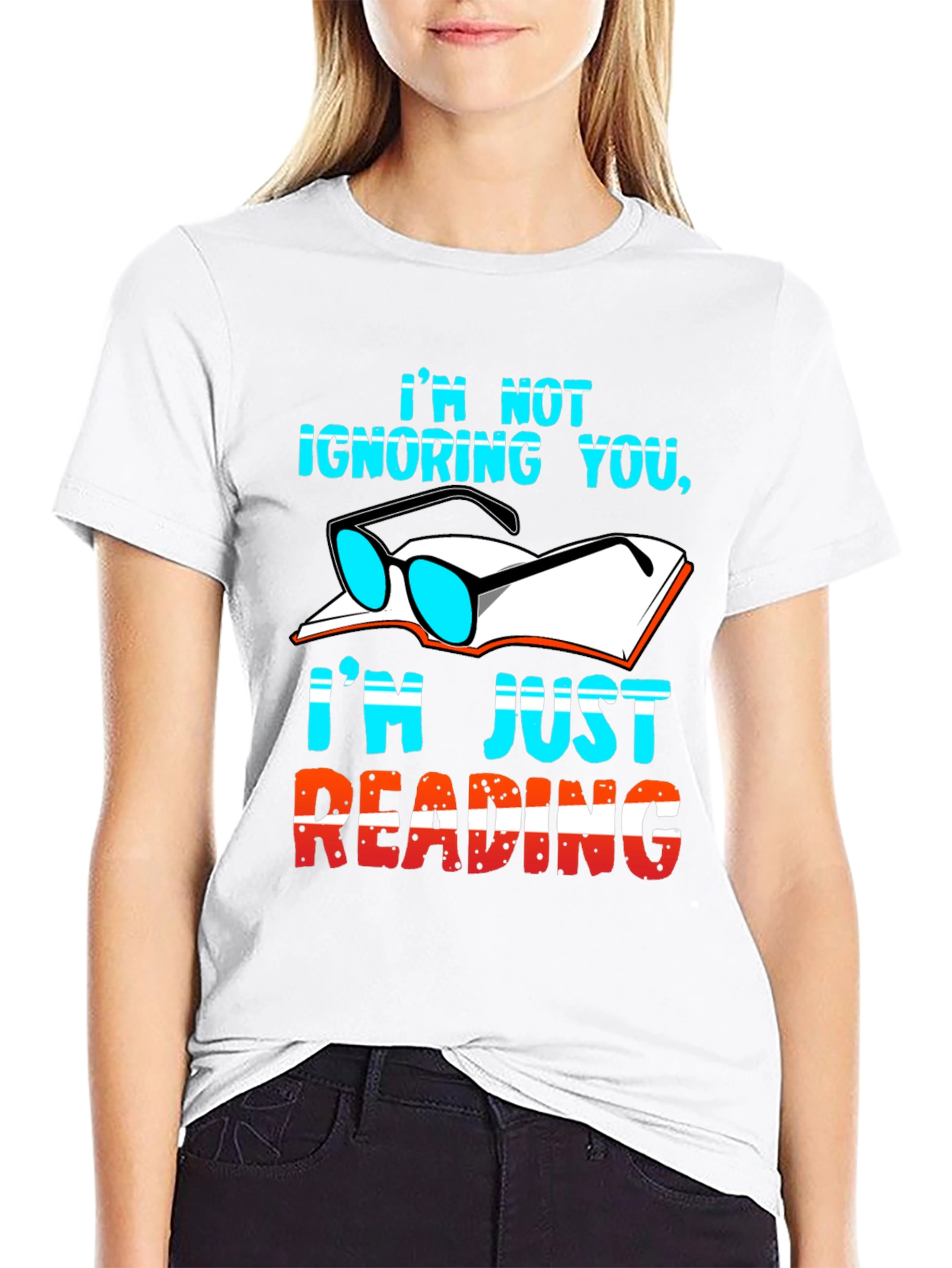 Im Not Ignoring You Reading Graphic Tee