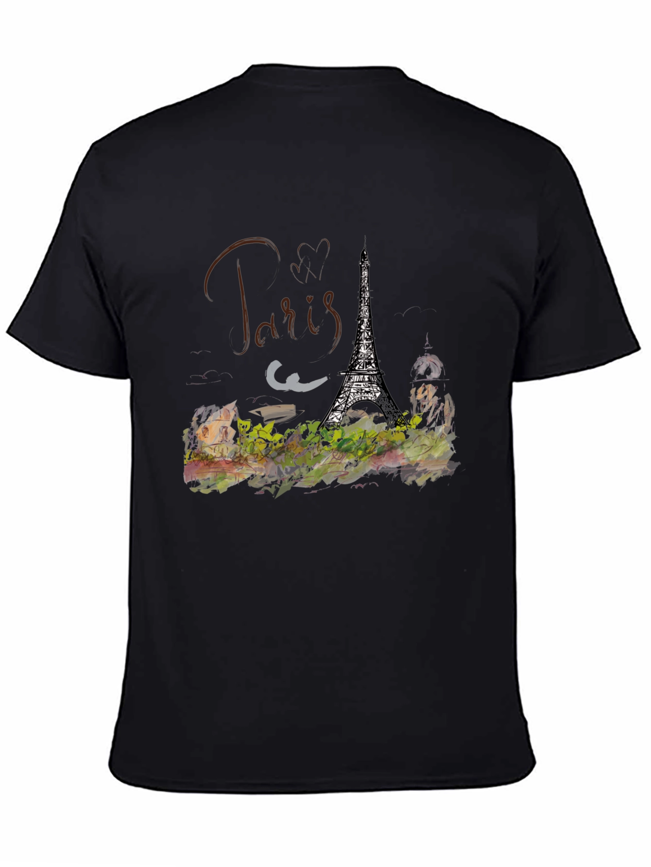 Paris Eiffel Tower Graphic Tee - Trendy Design