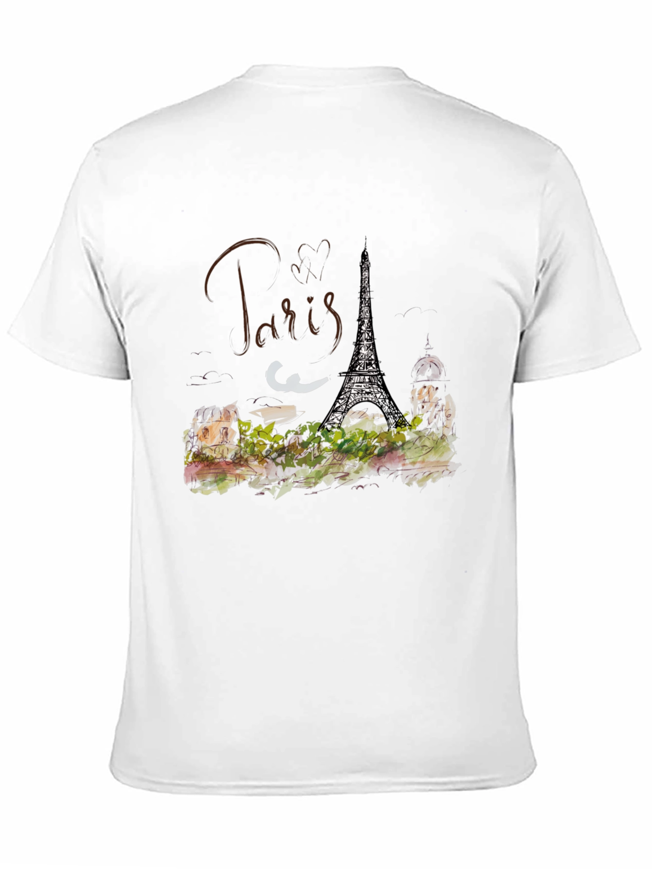 Paris Eiffel Tower Graphic Tee - Trendy Design