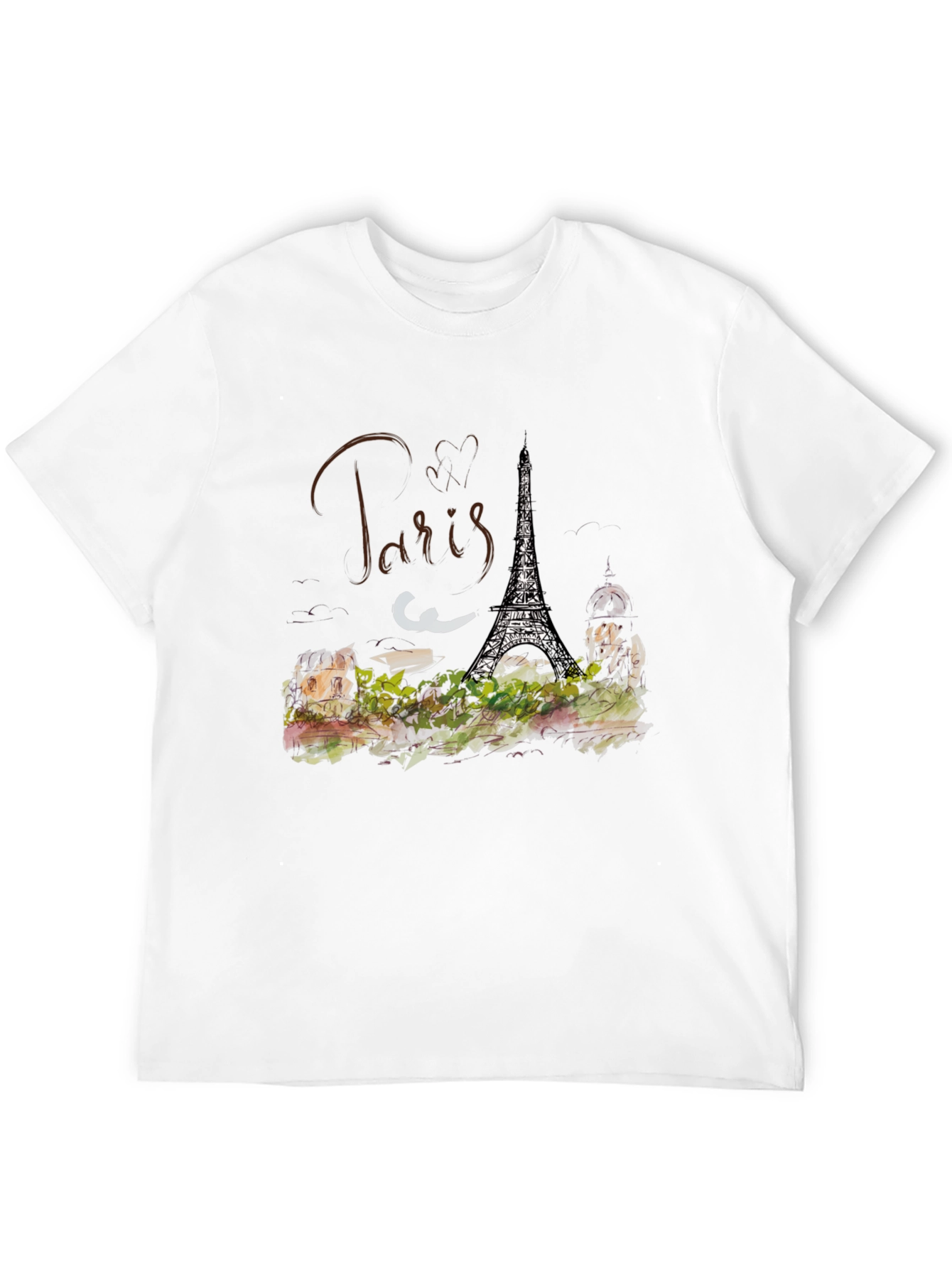 Paris Eiffel Tower Graphic Tee - Trendy Design