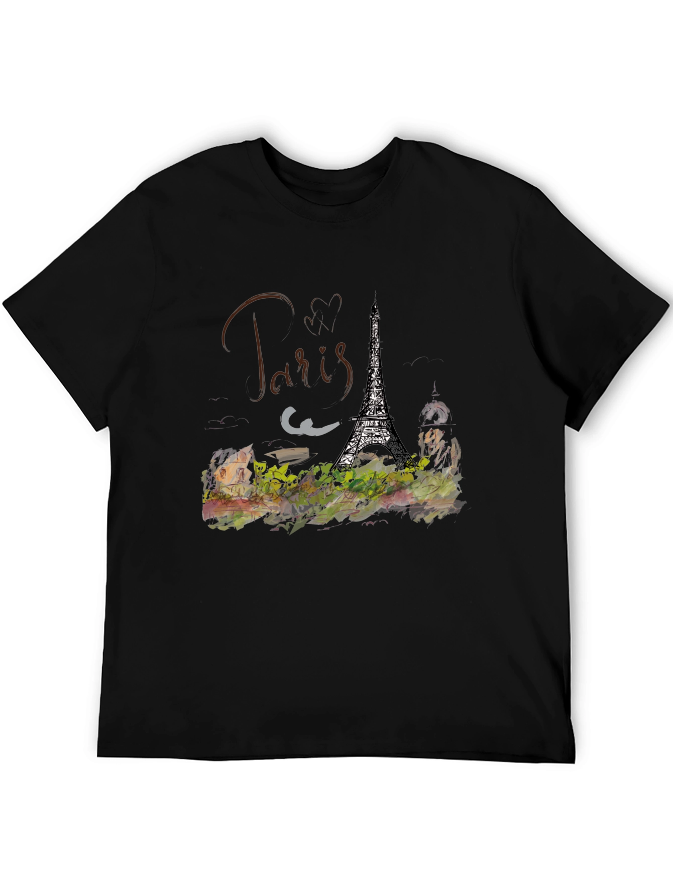 Paris Eiffel Tower Graphic Tee - Trendy Design