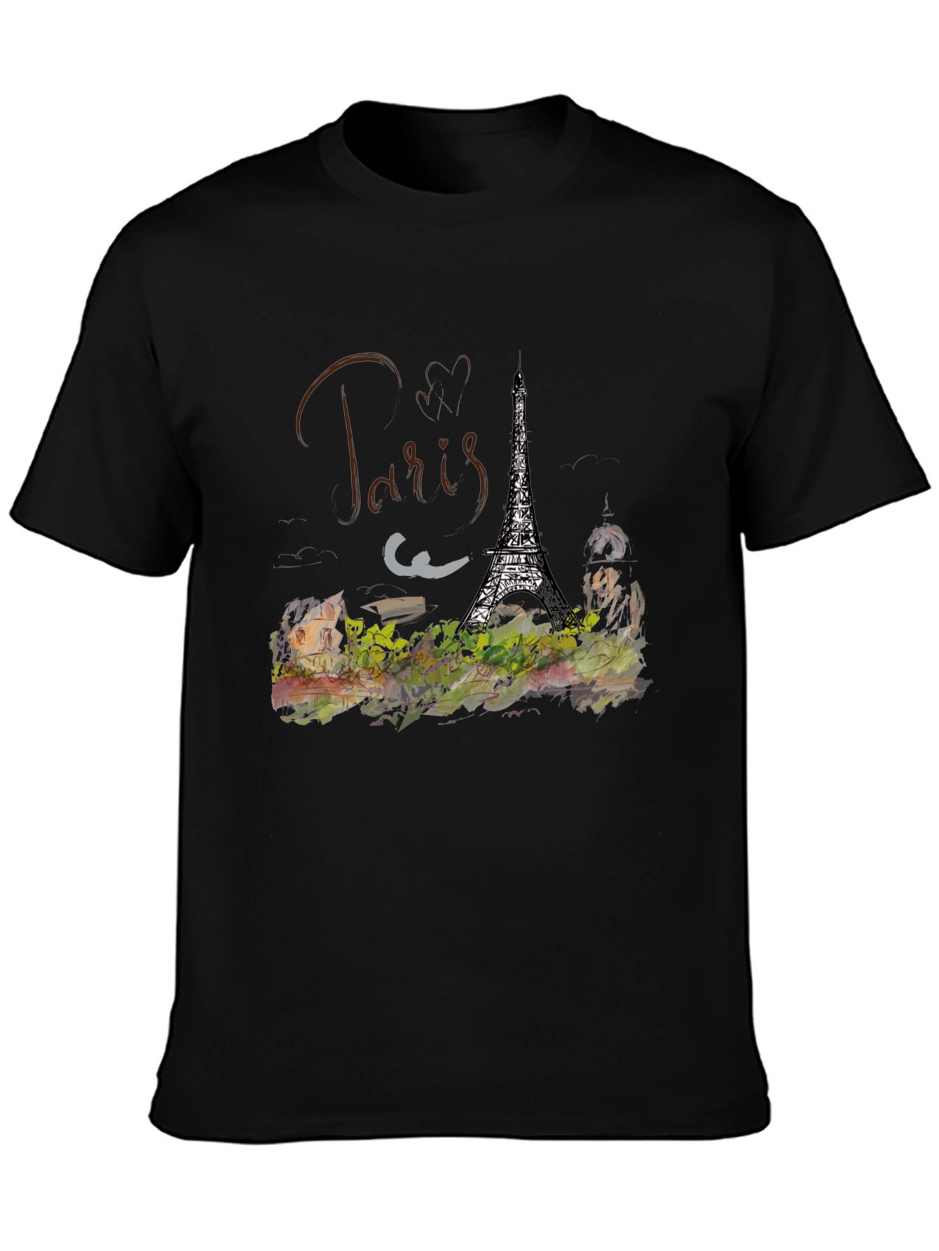 Paris Eiffel Tower Graphic Tee - Trendy Design