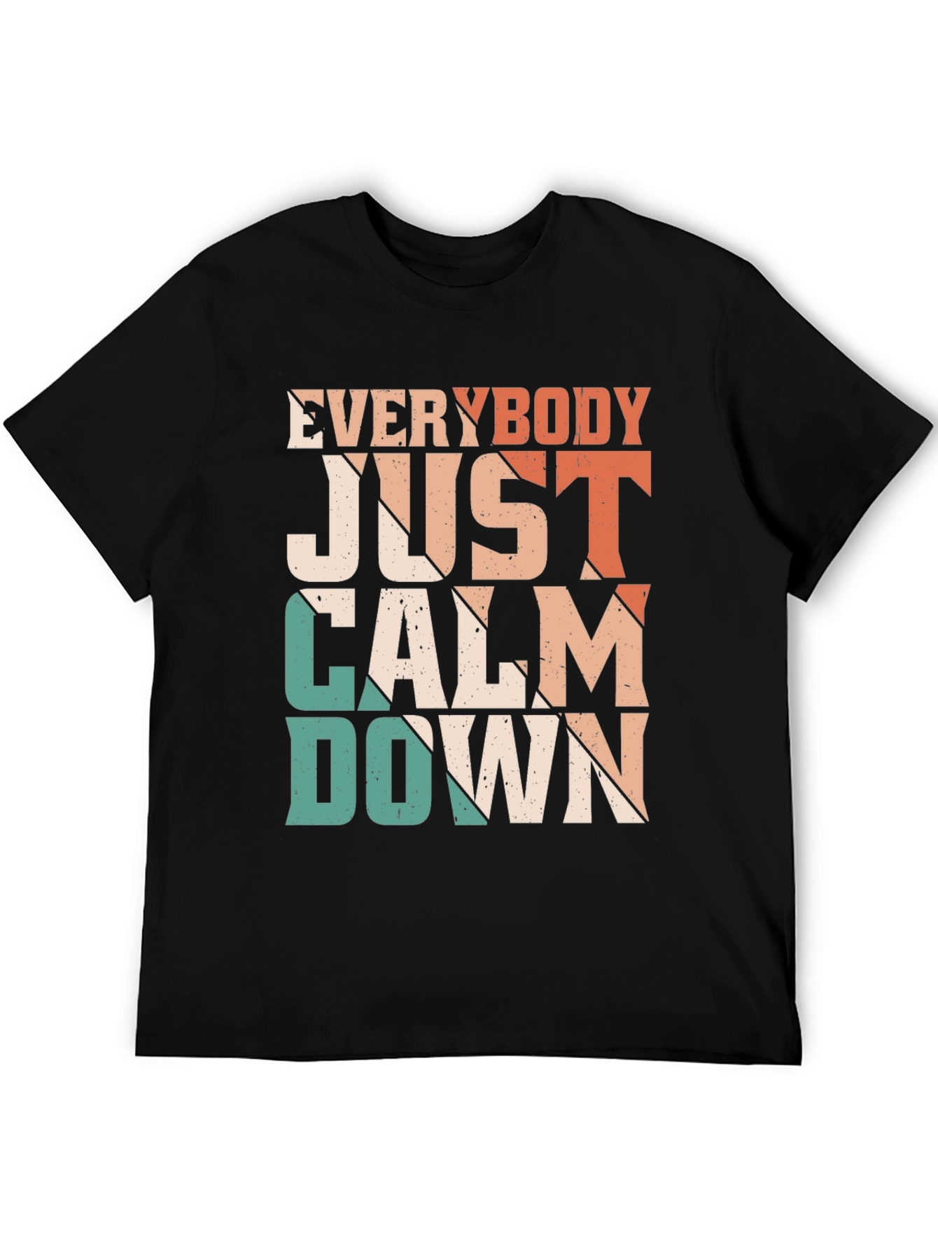 Everybody Just Calm Down Retro Graphic Tee