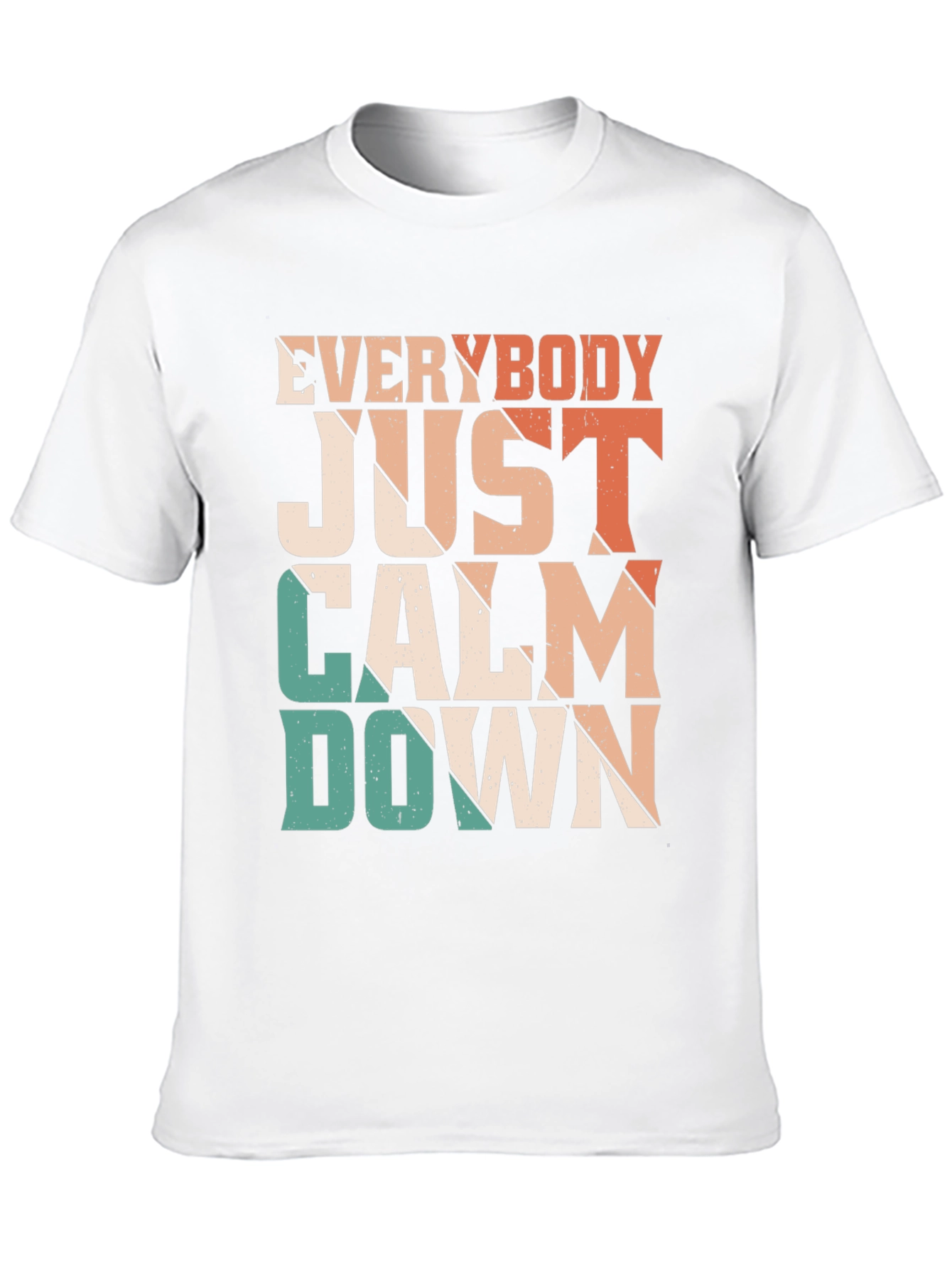 Everybody Just Calm Down Retro Graphic Tee