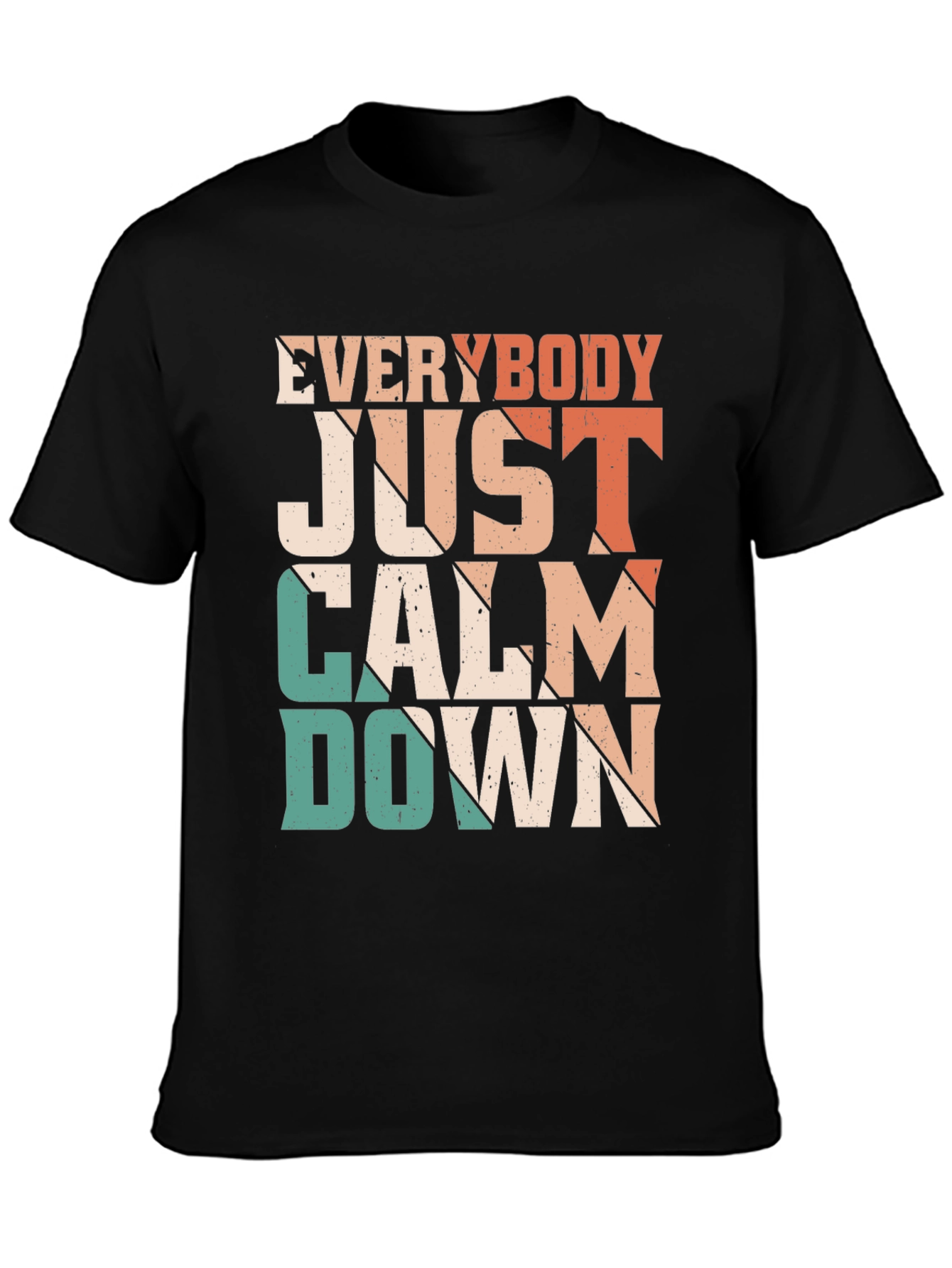 Everybody Just Calm Down Retro Graphic Tee