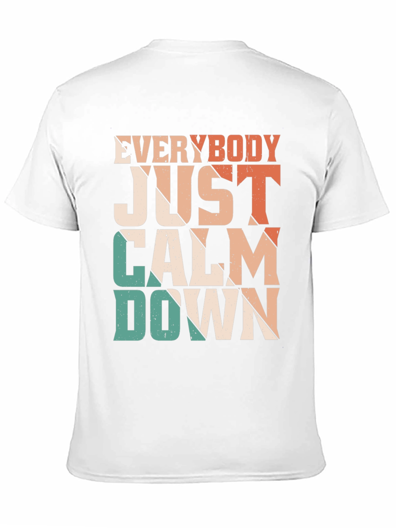 Everybody Just Calm Down Retro Graphic Tee