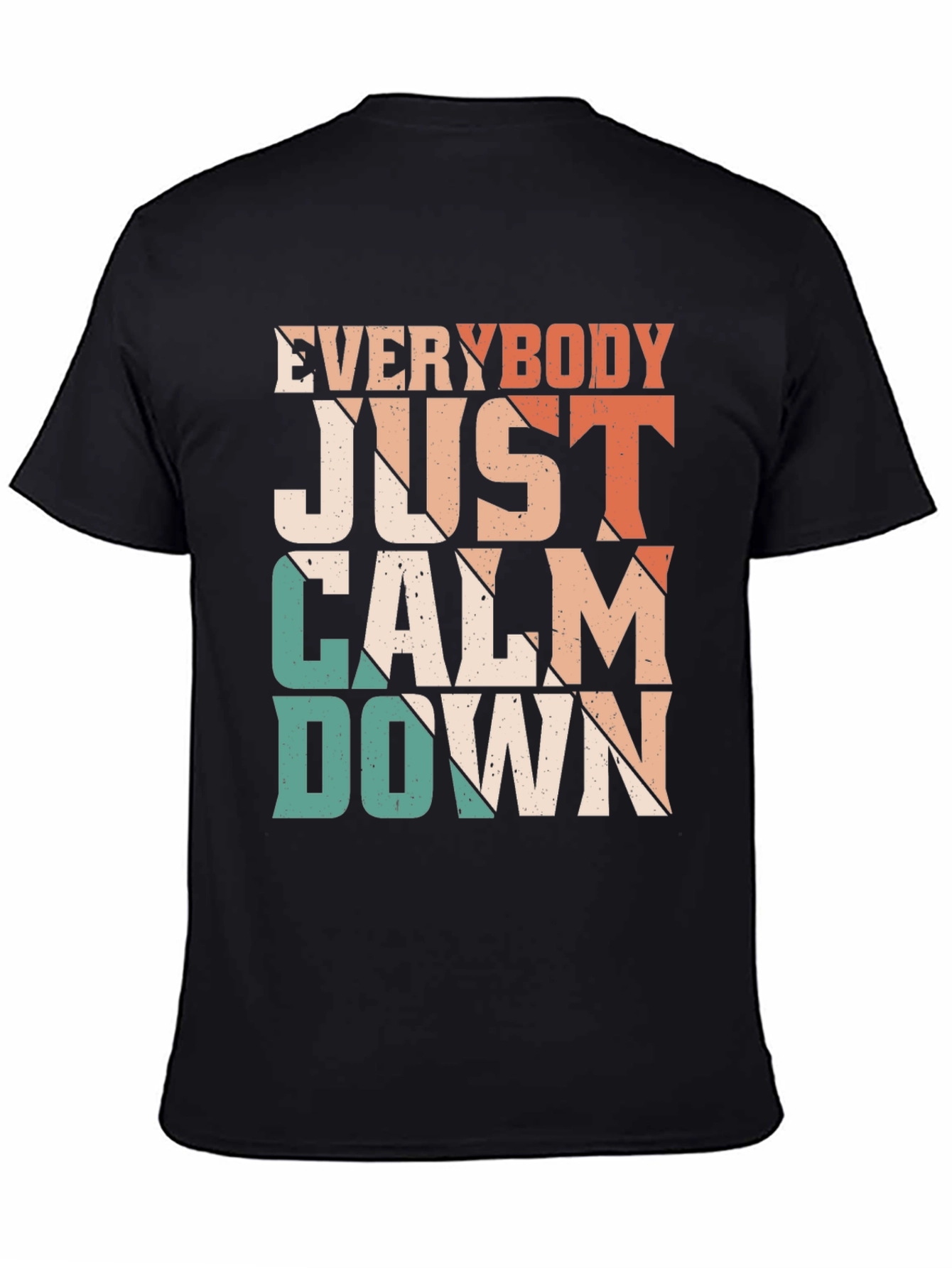 Everybody Just Calm Down Retro Graphic Tee