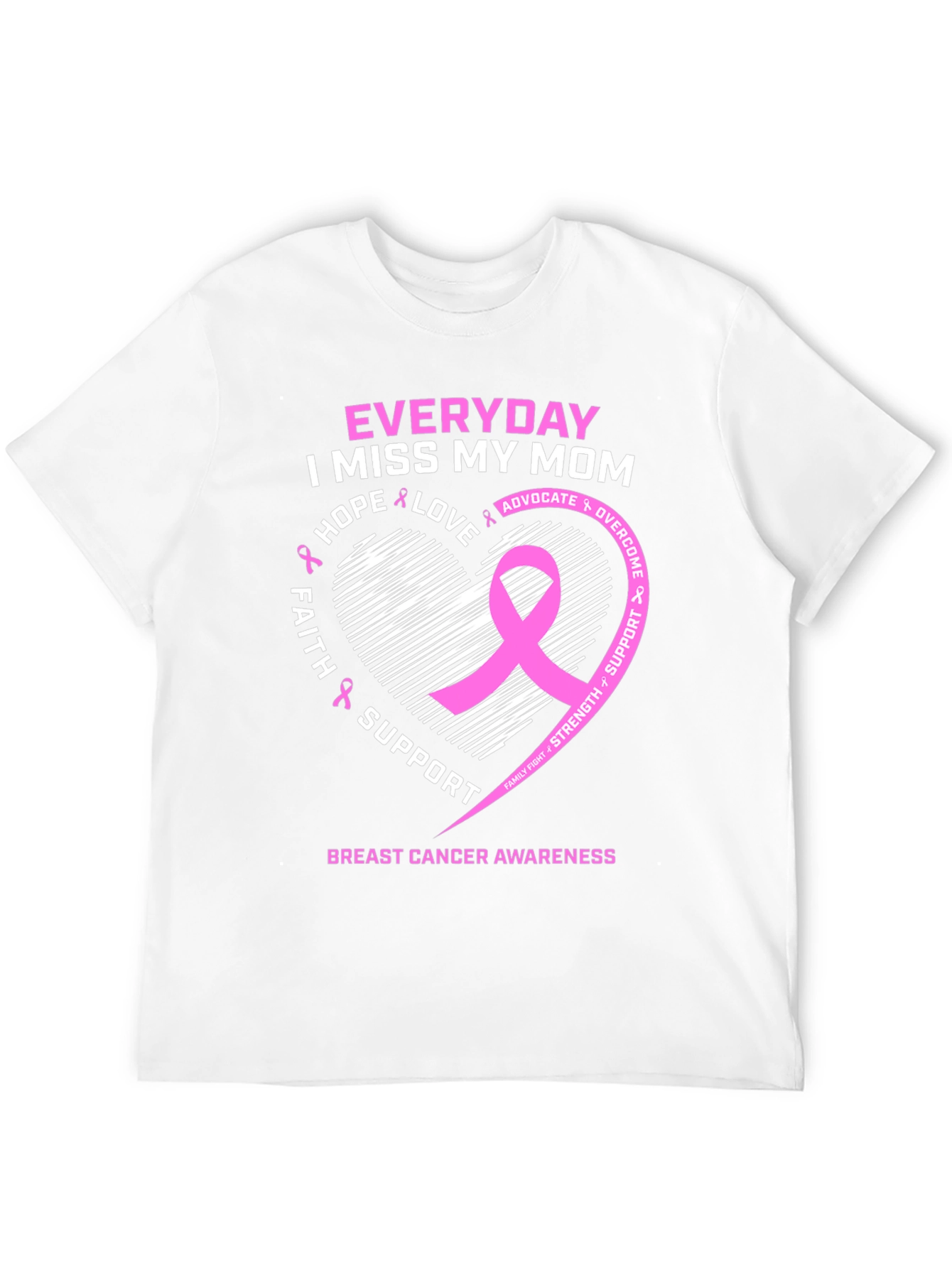 Breast Cancer Awareness T-Shirt - I Miss My Mom