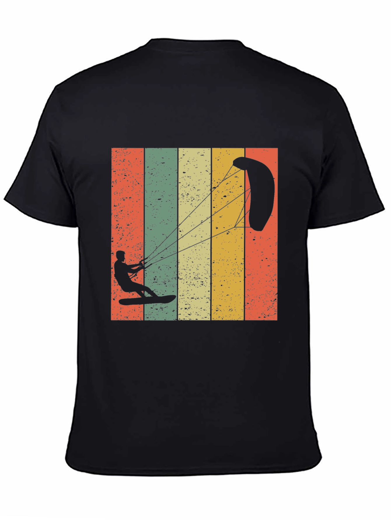 Kite Surfing Retro T-Shirt