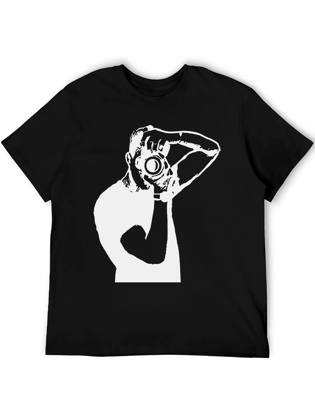 Photographer Graphic T-Shirt - Cool Black Tee