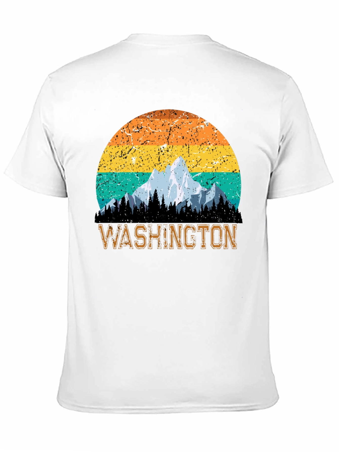 Washington Mountain Sunset T-Shirt