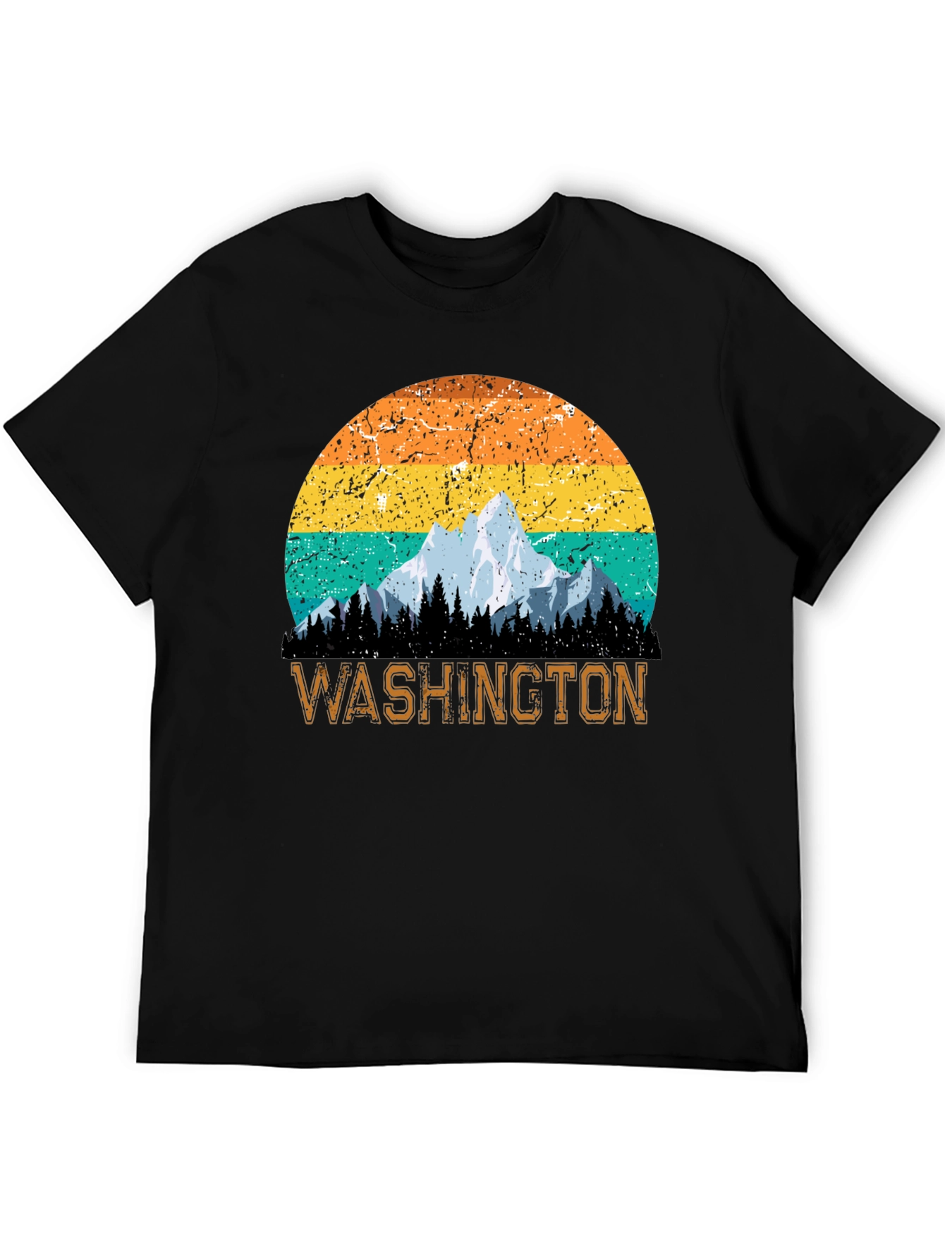Washington Mountain Sunset T-Shirt