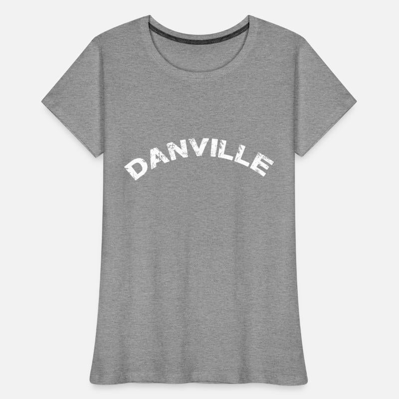 Vintage Danville CA Distressed White Varsity
