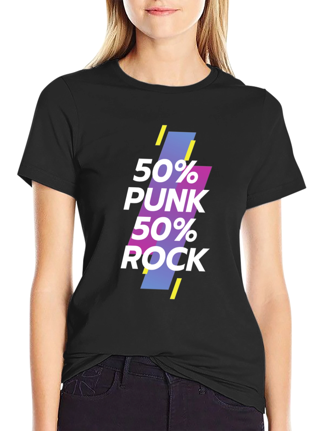 50% Punk 50% Rock Graphic T-Shirt