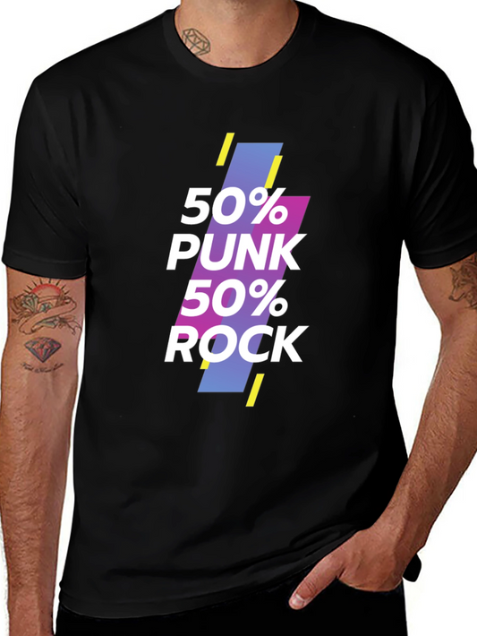 50% Punk 50% Rock Graphic T-Shirt