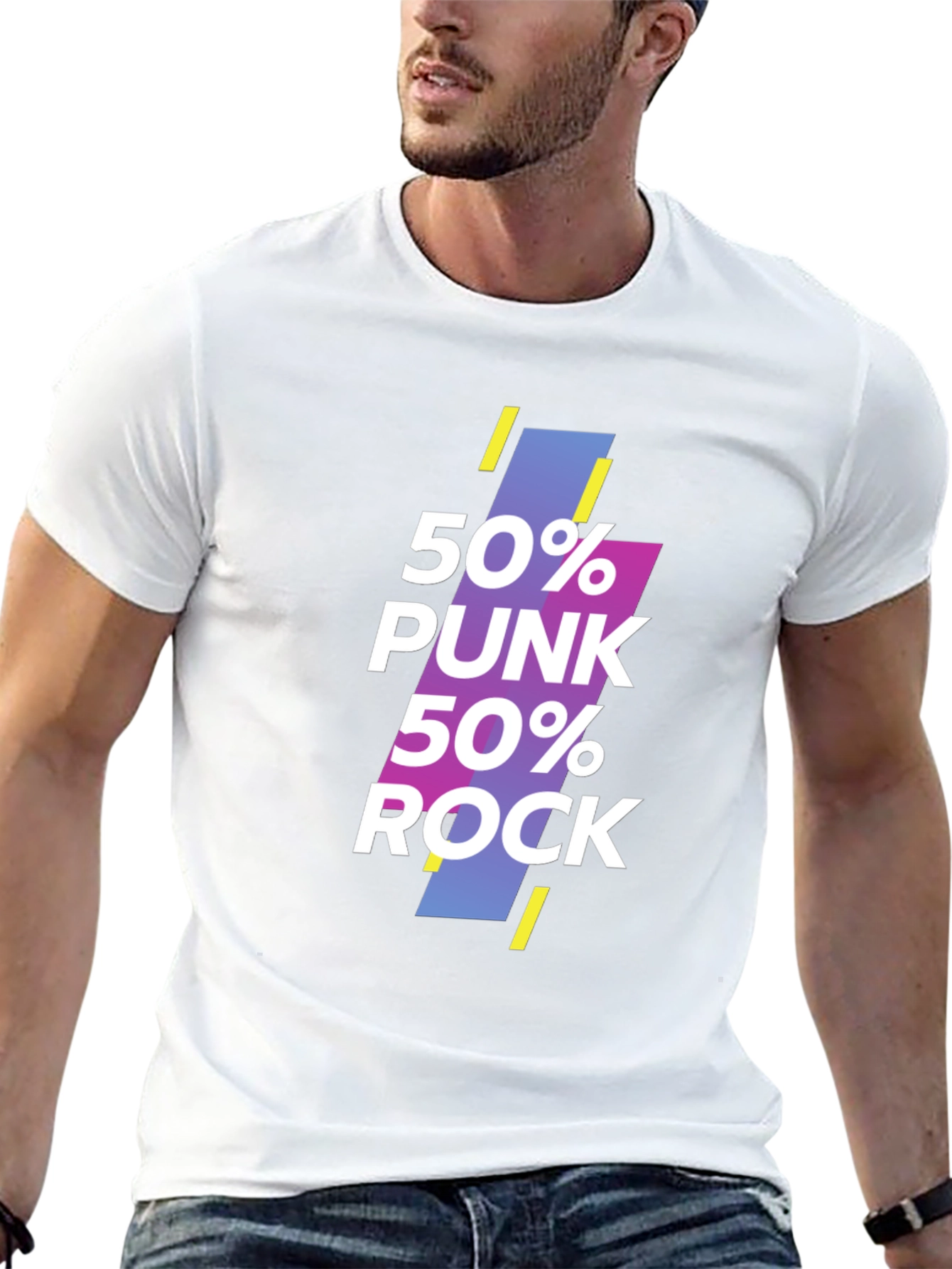 50% Punk 50% Rock Graphic T-Shirt