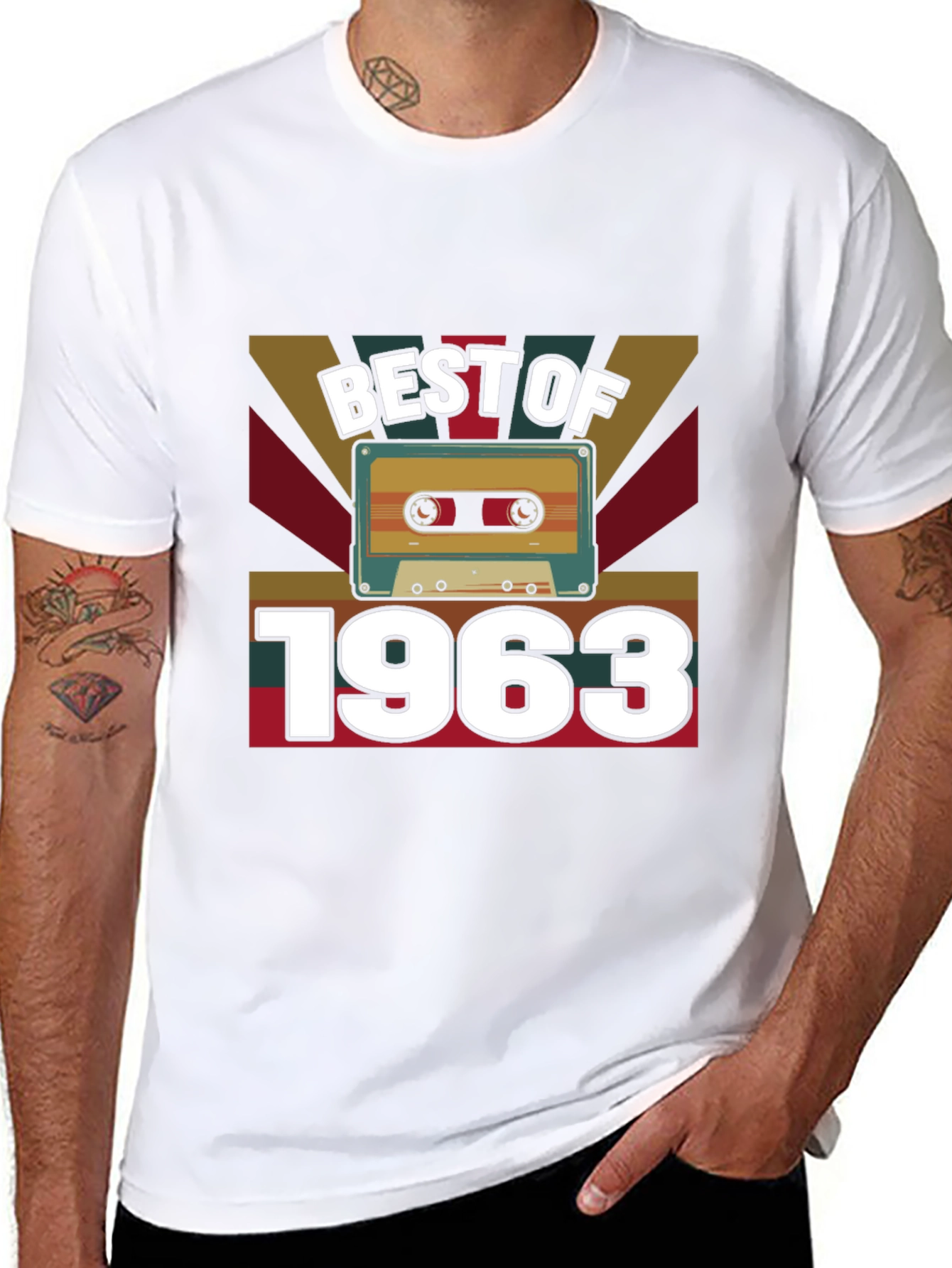 Best of 1963 Cassette Tape Graphic T-Shirt