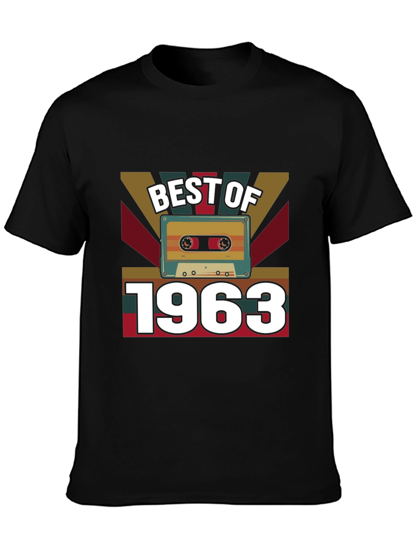 Best of 1963 Cassette Tape Graphic T-Shirt