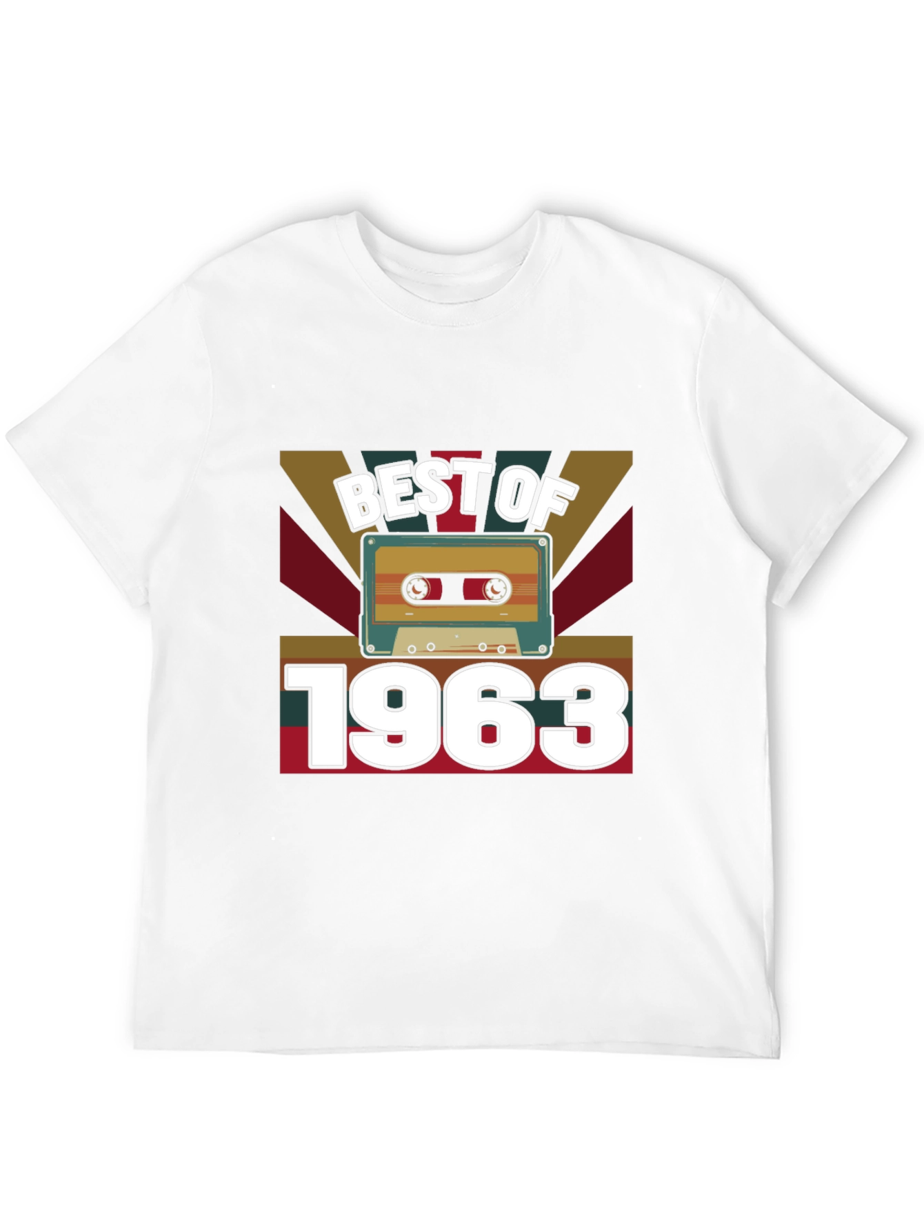 Best of 1963 Cassette Tape Graphic T-Shirt