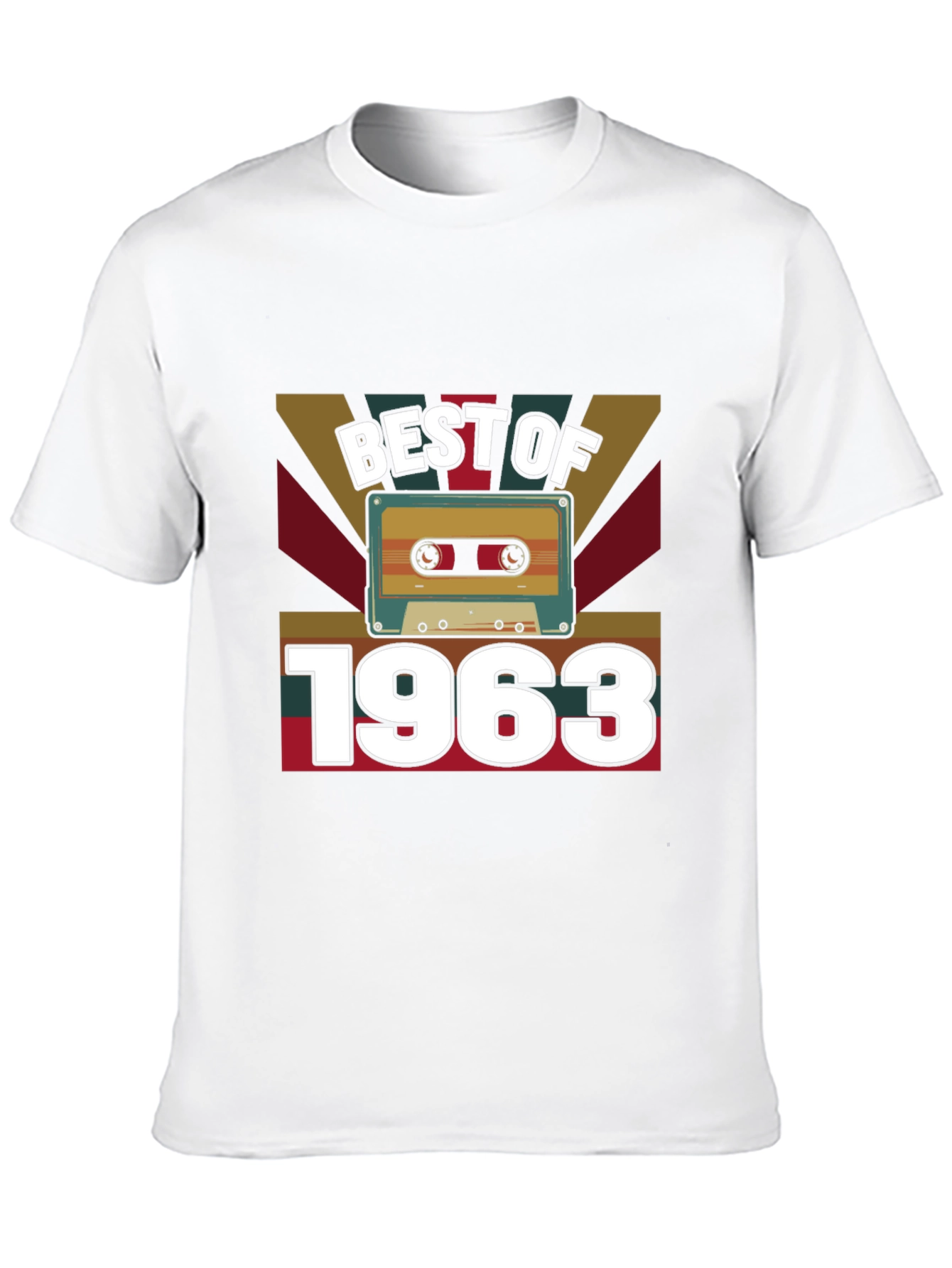Best of 1963 Cassette Tape Graphic T-Shirt