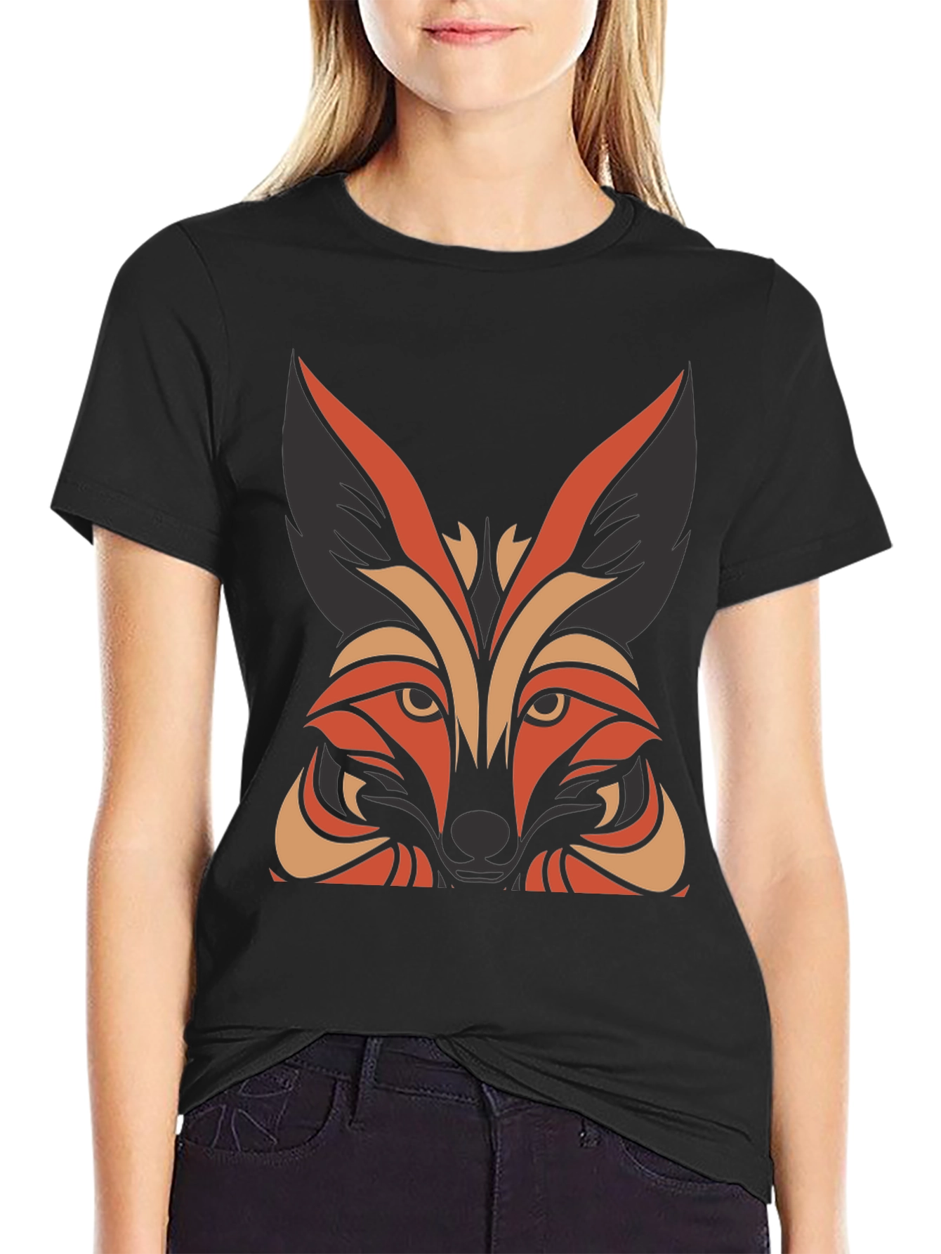 Fox Graphic Tee - Stylish Mens T-Shirt